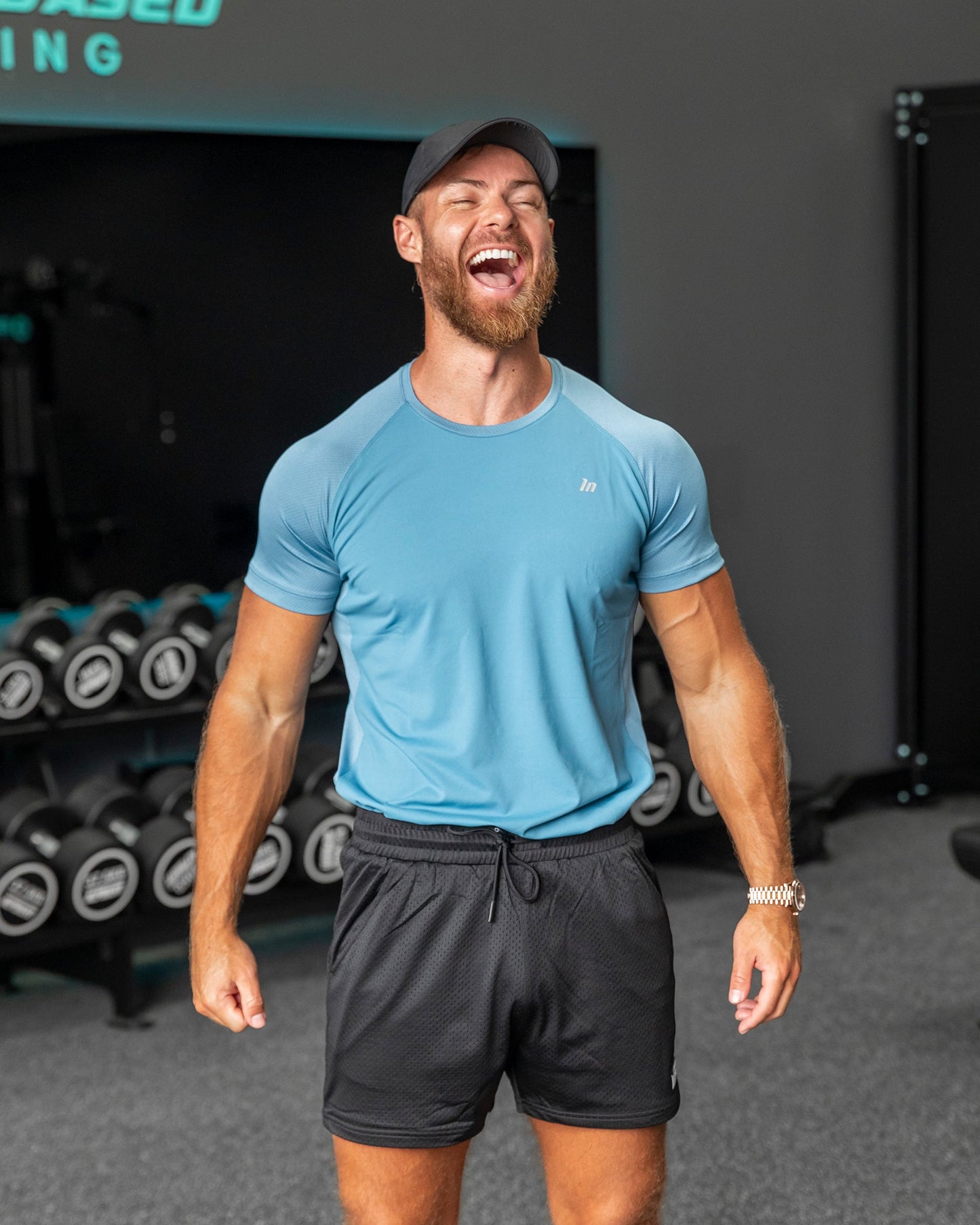 Ventilation Tee - Elemental Blue-T-Shirts-S-112356ELEMBLU-S-MNAPPRL28176-7-Muscle Nation