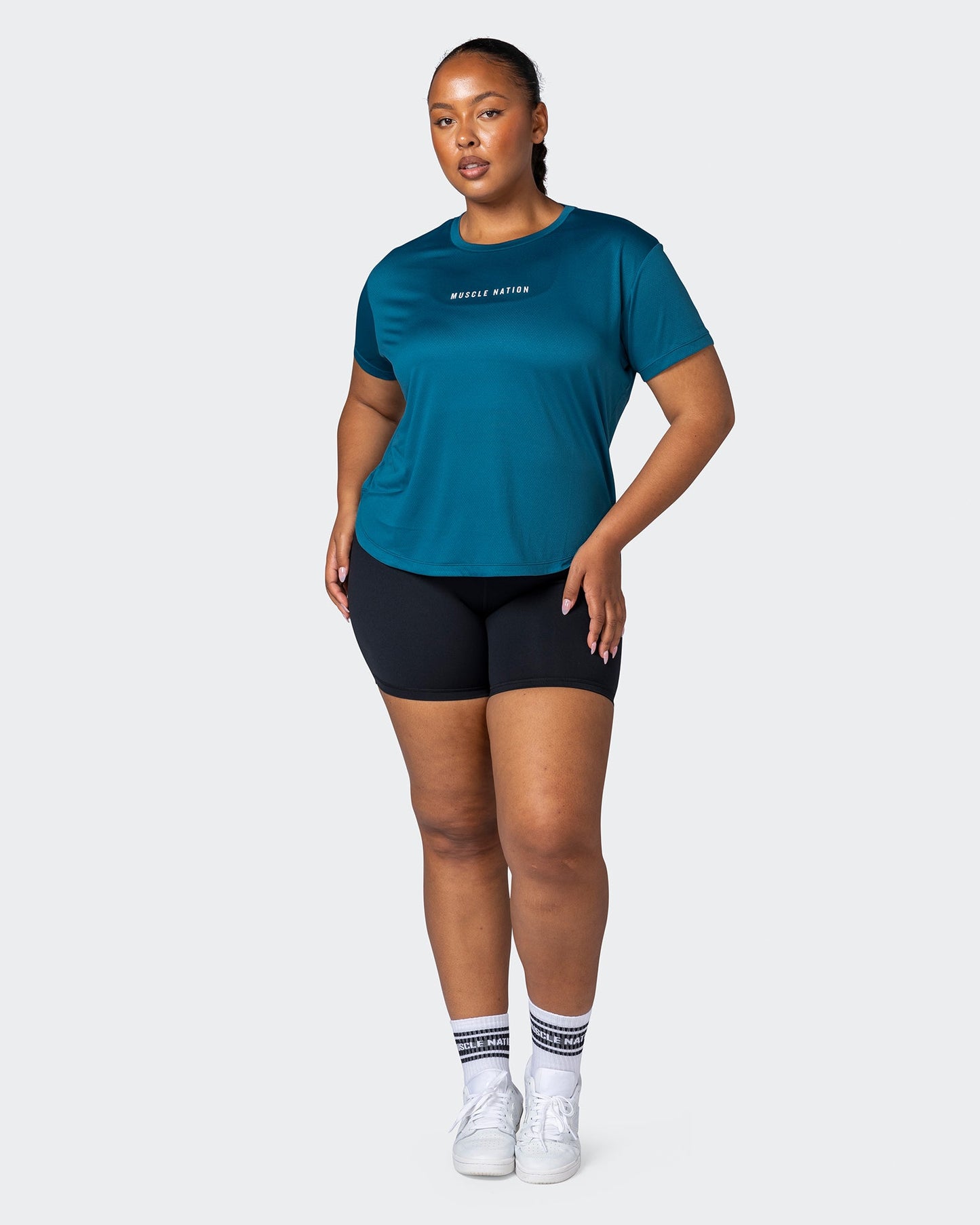 Limitless Training Tee - Marine-T-Shirts-XXS-112245MARINE-XXS-MNAPPRL20021-7-Muscle Nation