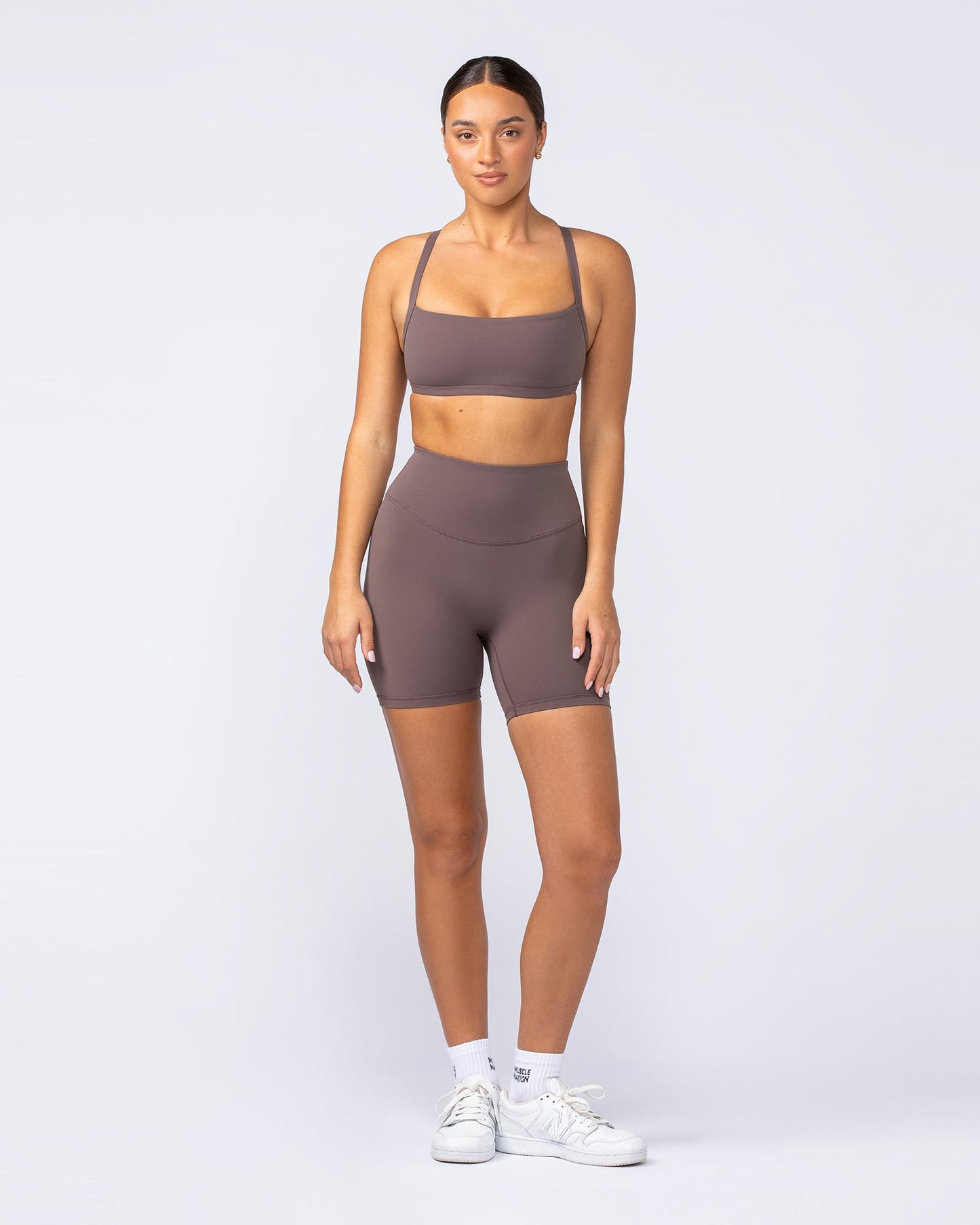 Ultra Aura Bike Shorts - Umber-Bottoms-XXS-1124111UMBR-XXS-MNAPPRL34297-6-Muscle Nation
