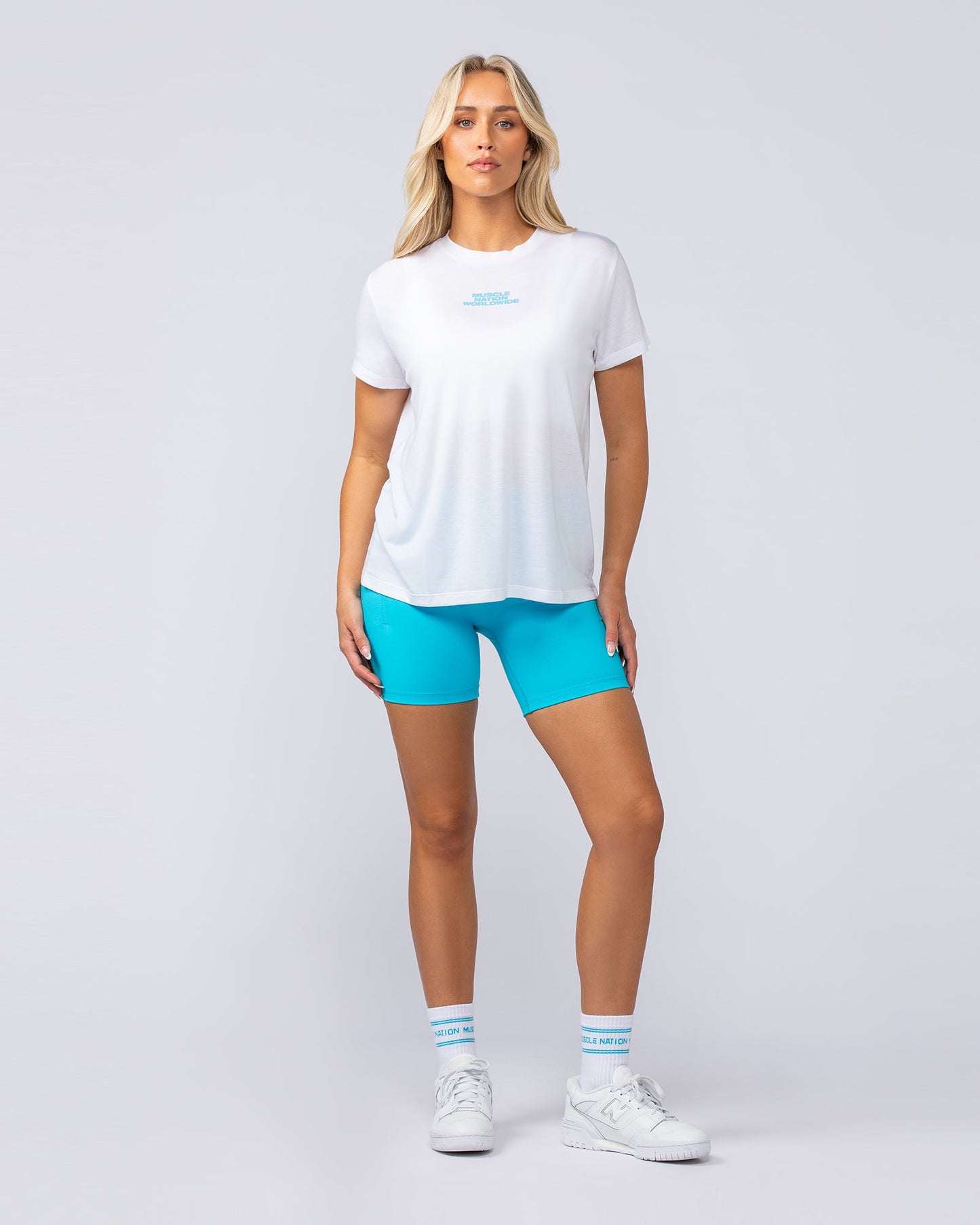 Global Training Tee - White-T-Shirts-XXS-1124214WHT-XXS-MNAPPRL34459-6-Muscle Nation