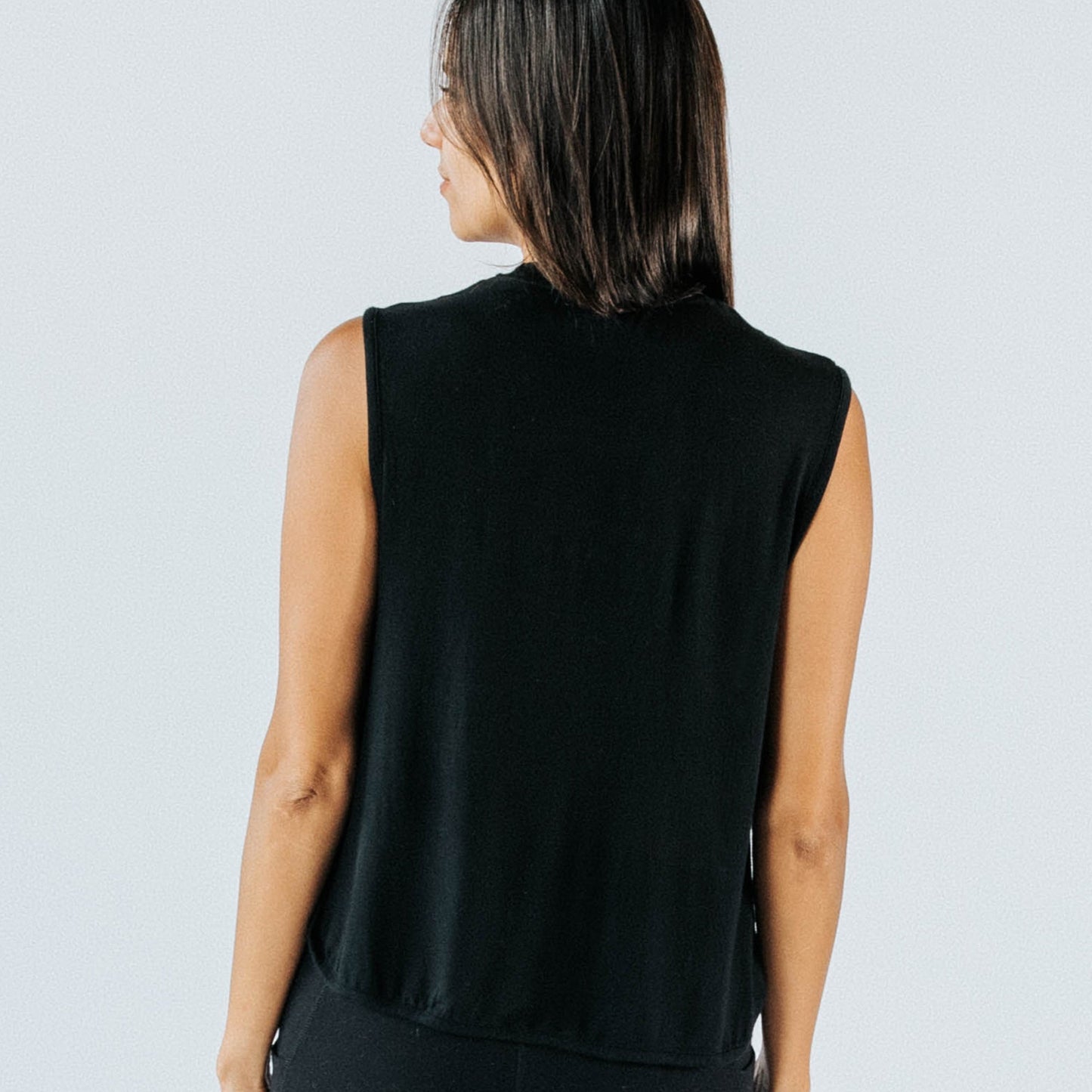 Women's Black Crop