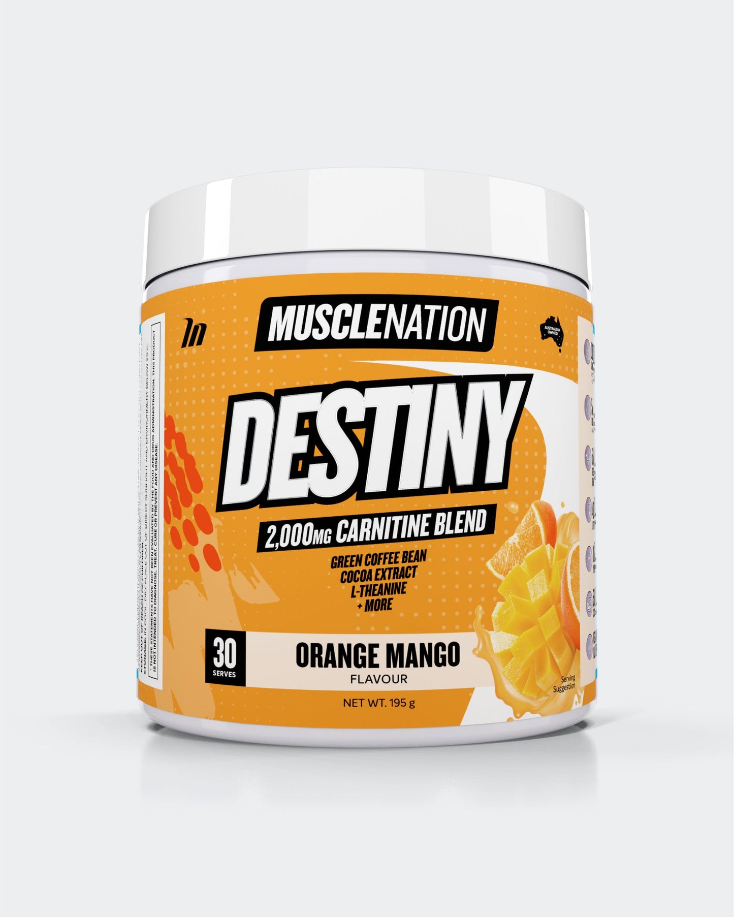 DESTINY Pre Workout Burn - Orange Mango - 30 serves