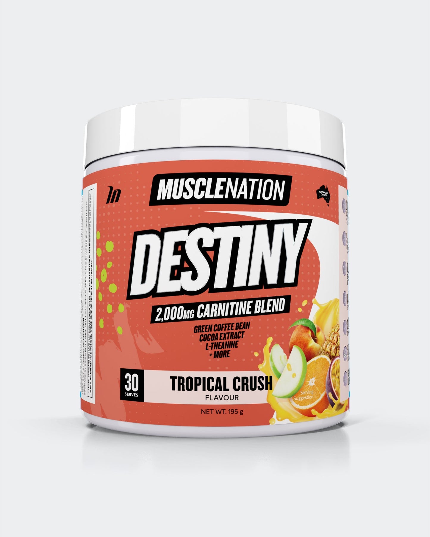 DESTINY Pre Workout Burn - Tropical Crush - 30 serves