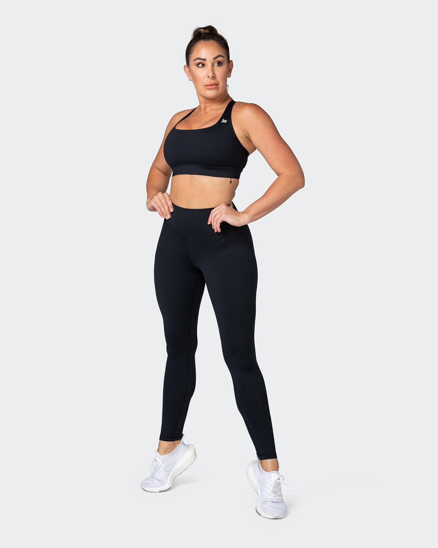 Brace Yourself Bra - Black-Sports Bras-XS-112253BLK-XS-MNAPPRL20039-8-Muscle Nation