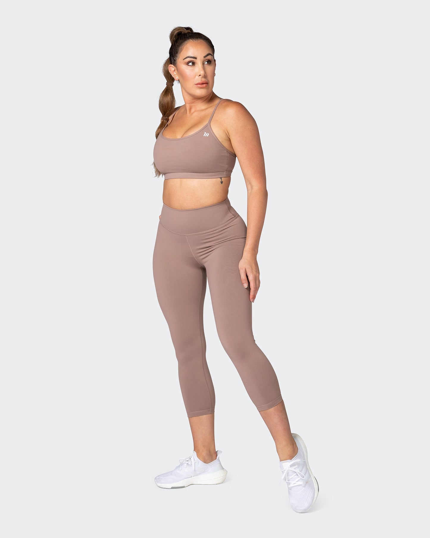 Signature Scrunch 7/8 Leggings - Praline-Leggings-XXS-012303PRLN-XXS-MNAPPRL17370-7-Muscle Nation