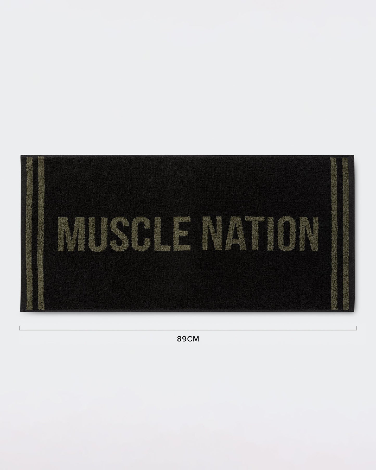 Sweat Towel - Black/Dark Khaki-Accessories-Black / Dark Khaki-ACC022564BLKDKHAK-ONE-MNAPPRL42430-1-Muscle Nation