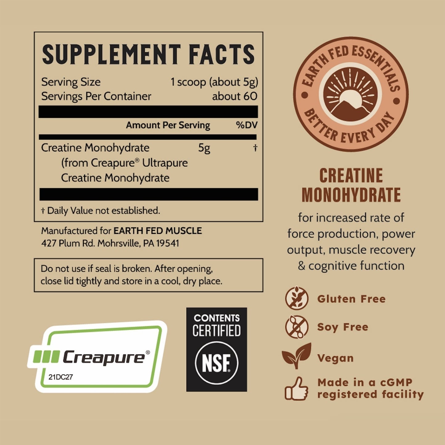 Creatine Monohydrate (formerly known as 'Transcend')