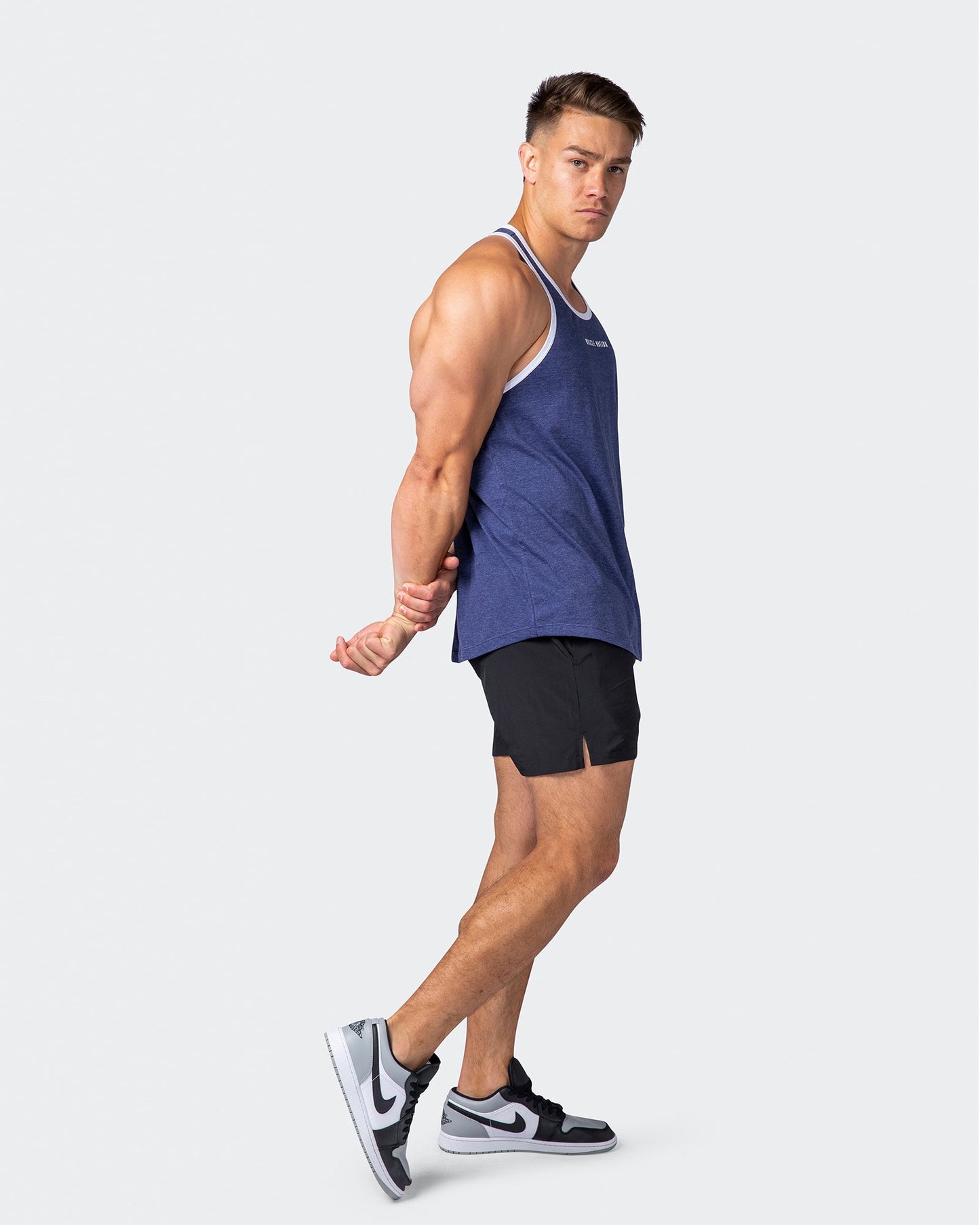 Level Up Training Shorts - Black-Shorts-S-072215BLK-S-MNAPPRL16707-7-Muscle Nation