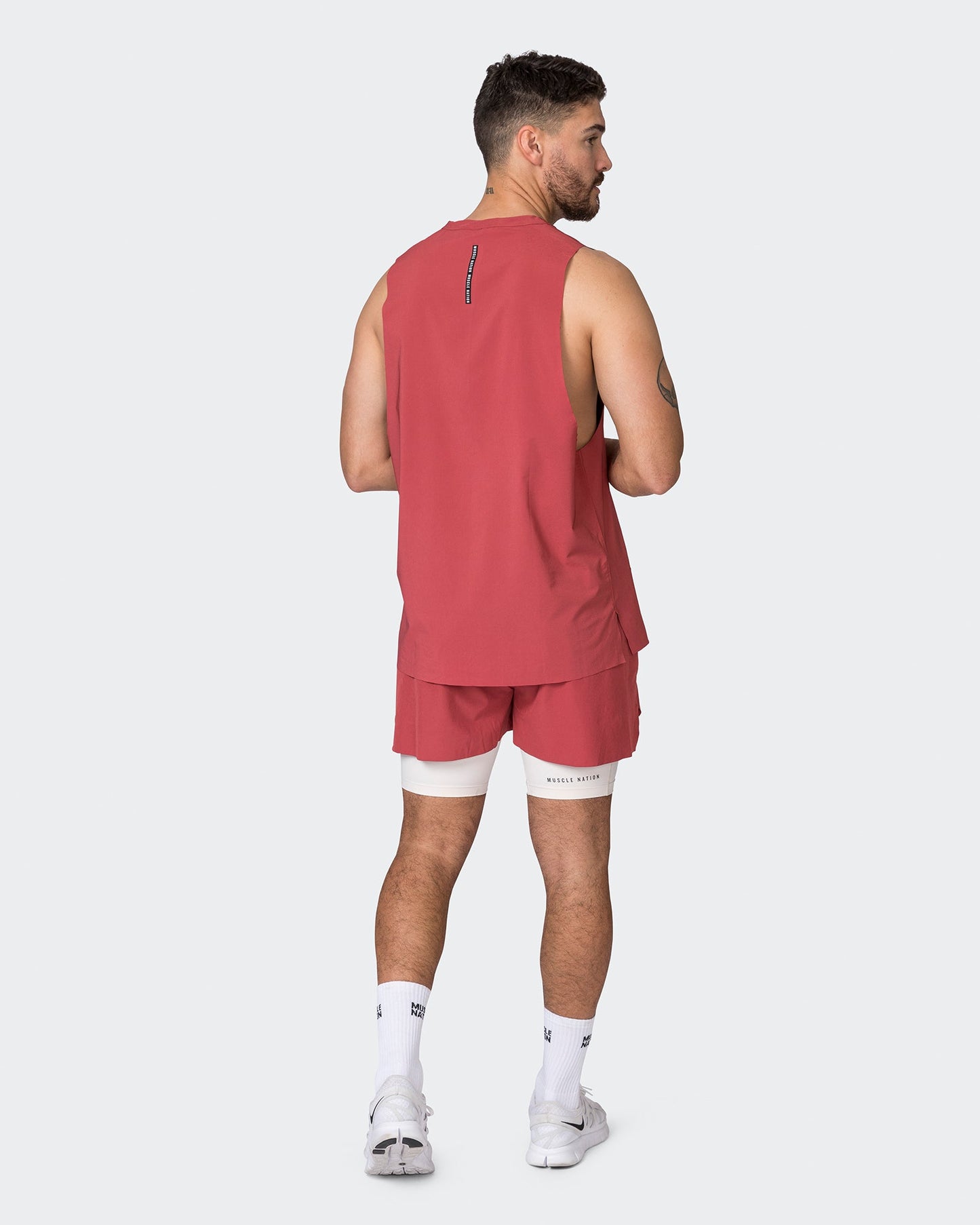 Replay 3" Shorts - Dusty Red-Shorts-S-052334DTSYRD-S-MNAPPRL25205-8-Muscle Nation