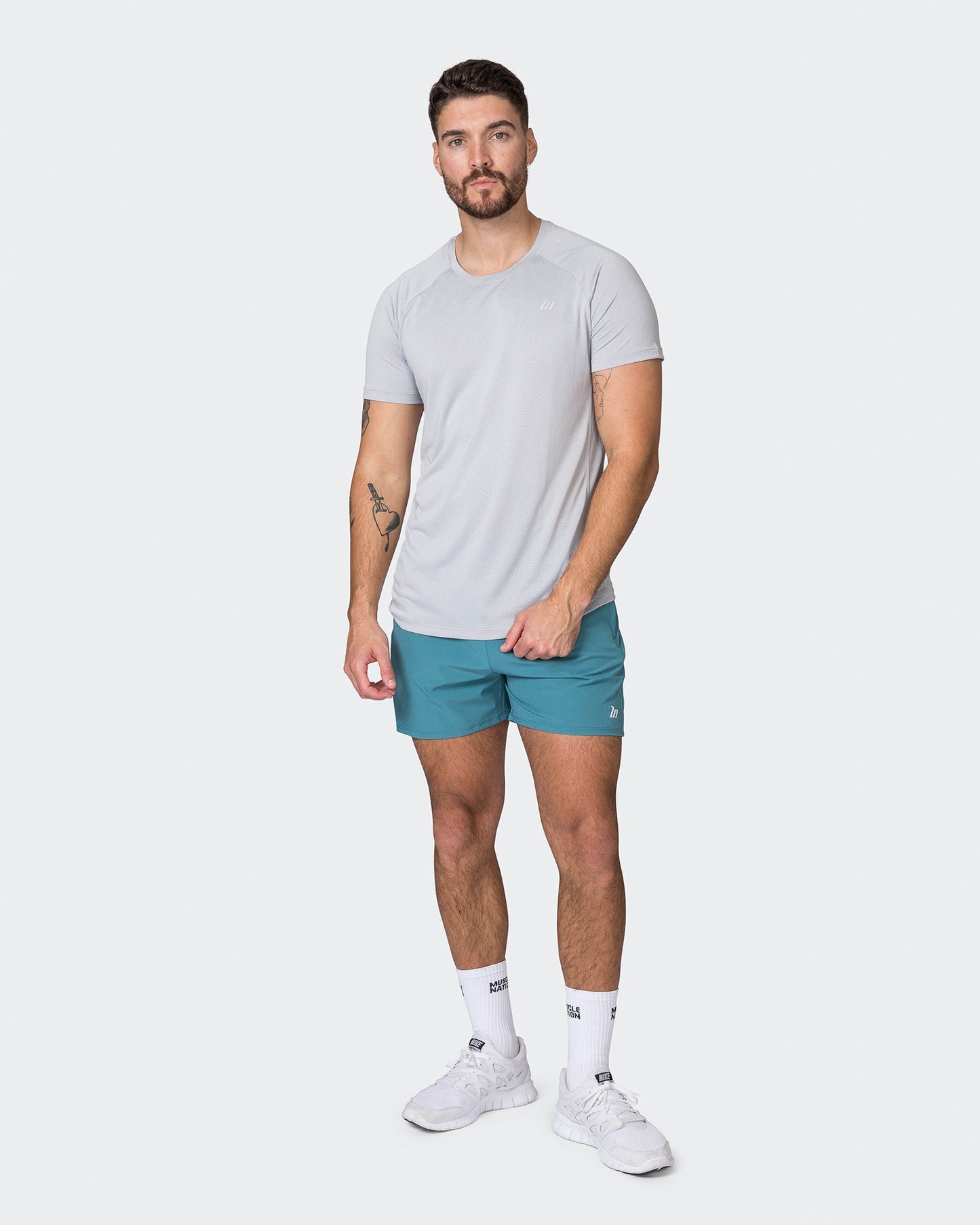 New Heights 4" Shorts - Light Harbour-Shorts-S-072309LGTHRBR-S-MNAPPRL25464-7-Muscle Nation