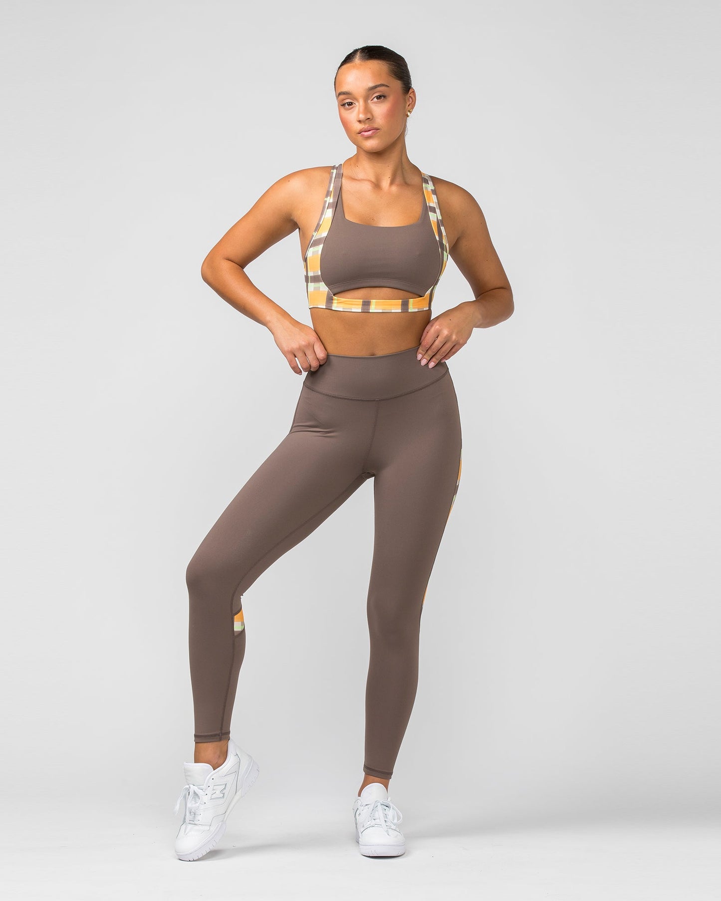 Sizzle Bra - Checked Out Print-Sports Bras-XS-012202CHKOUT-XS-MNAPPRL13011-5-Muscle Nation