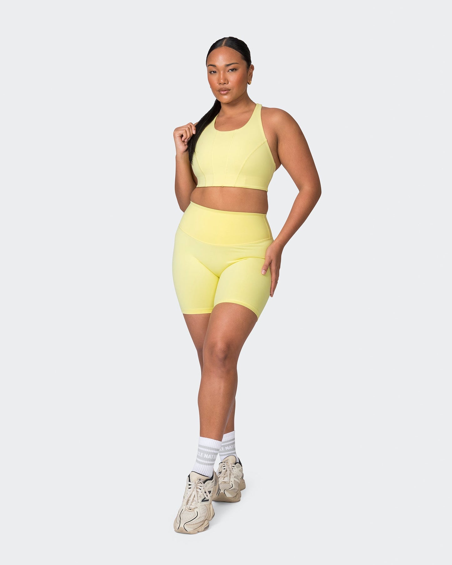 Snatched Bra - Sunny Lime-Sports Bras-XS-052301SNYLM-XS-MNAPPRL24420-7-Muscle Nation