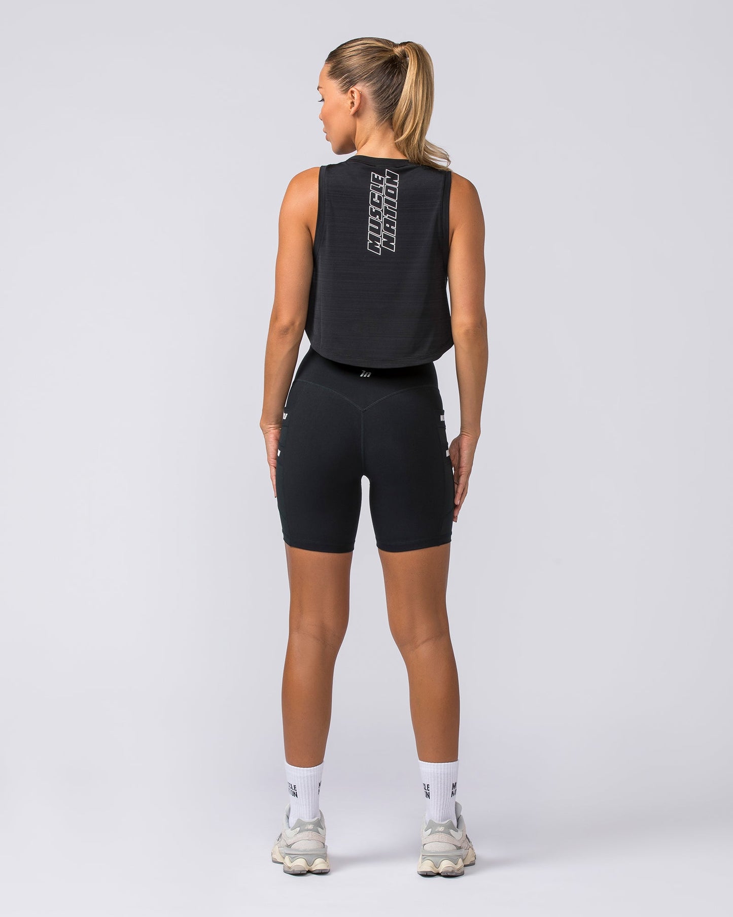 Ignite Cropped Training Tank - Black-Singlets & Tanks-XXS-112379BLK-XXS-MNAPPRL28001-6-Muscle Nation