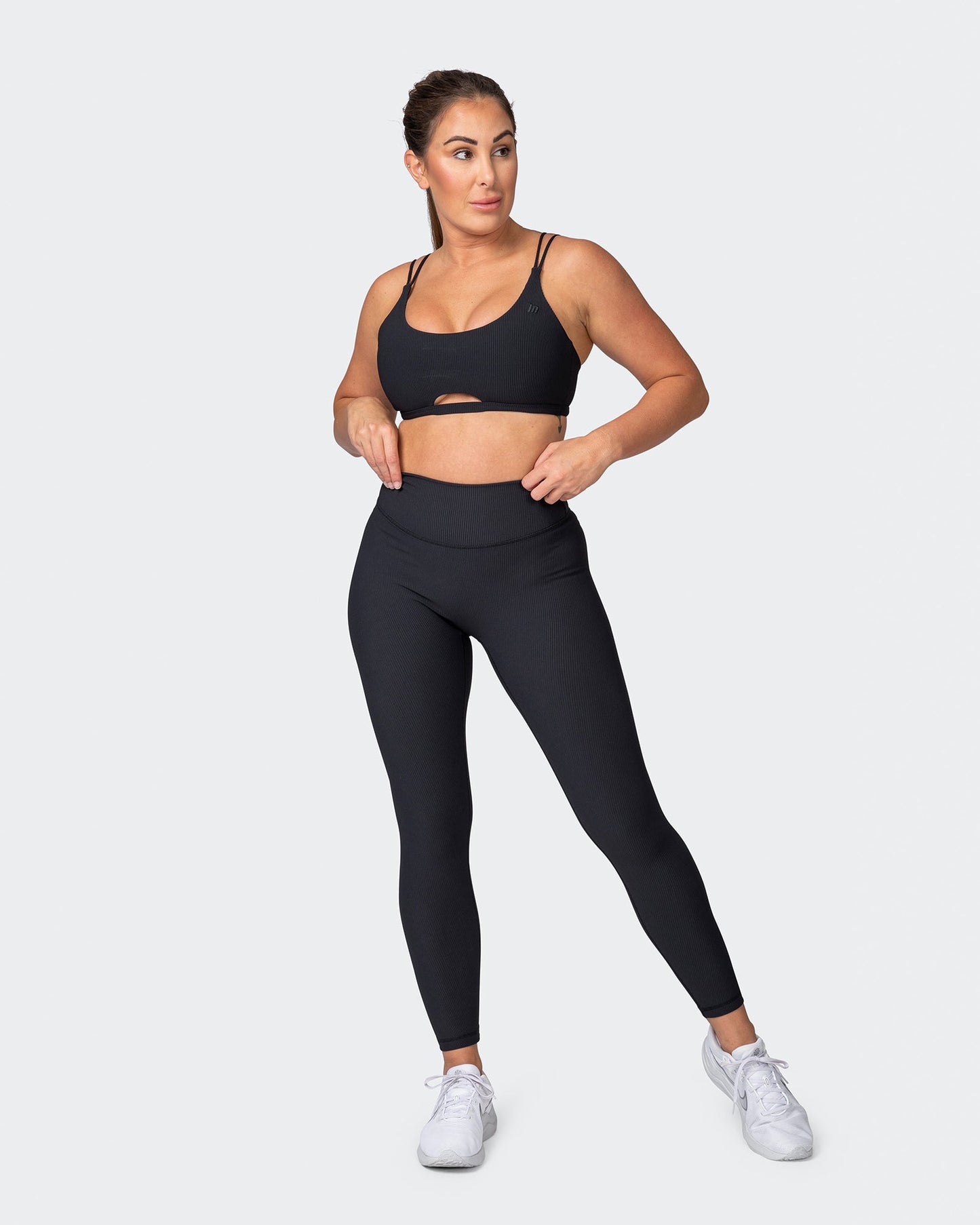 All Day Rib Bralette - Black-Bralettes-XS-042201BLK-XS-MNAPPRL14311-7-Muscle Nation