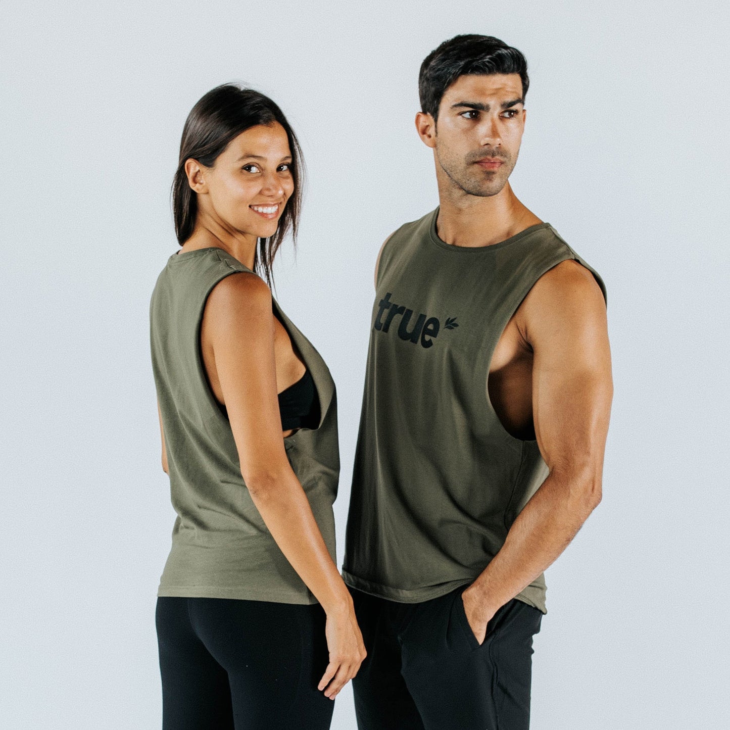 Unisex Khaki Tank