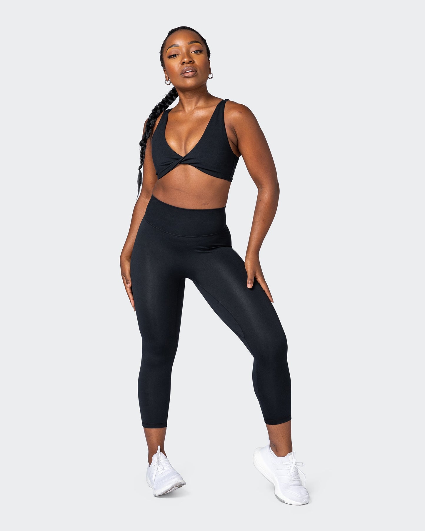 Game Changer Scrunch 7/8 Leggings - Black-Leggings-XXS-092209BLK-XXS-MNAPPRL20978-7-Muscle Nation