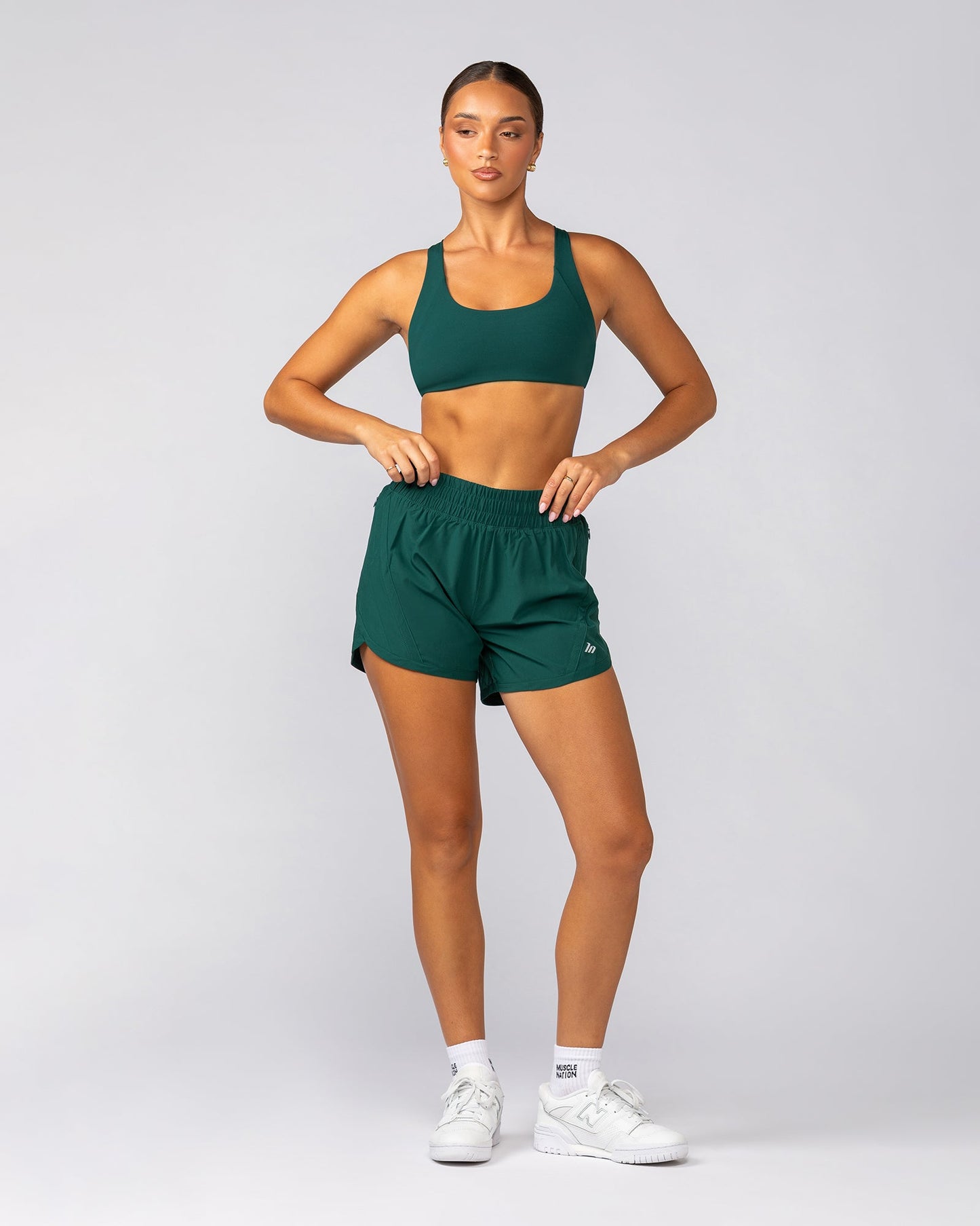Advantage Run Shorts - Evergreen-Shorts-XXS-042546EVEGRN-XXS-MNAPPRL41631-7-Muscle Nation