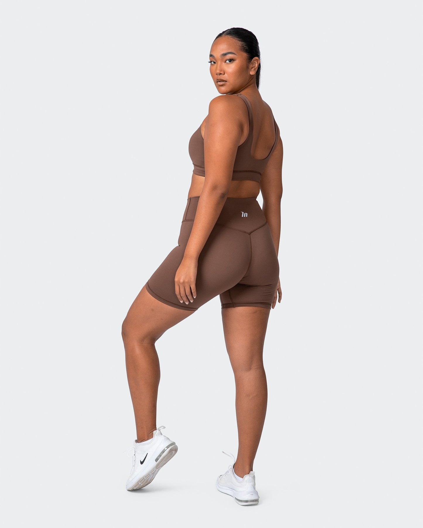 V1 Butter Bike Shorts - Mocha-Shorts-XXS-112152MOCHA-XXS-MNAPPRL12826-8-Muscle Nation
