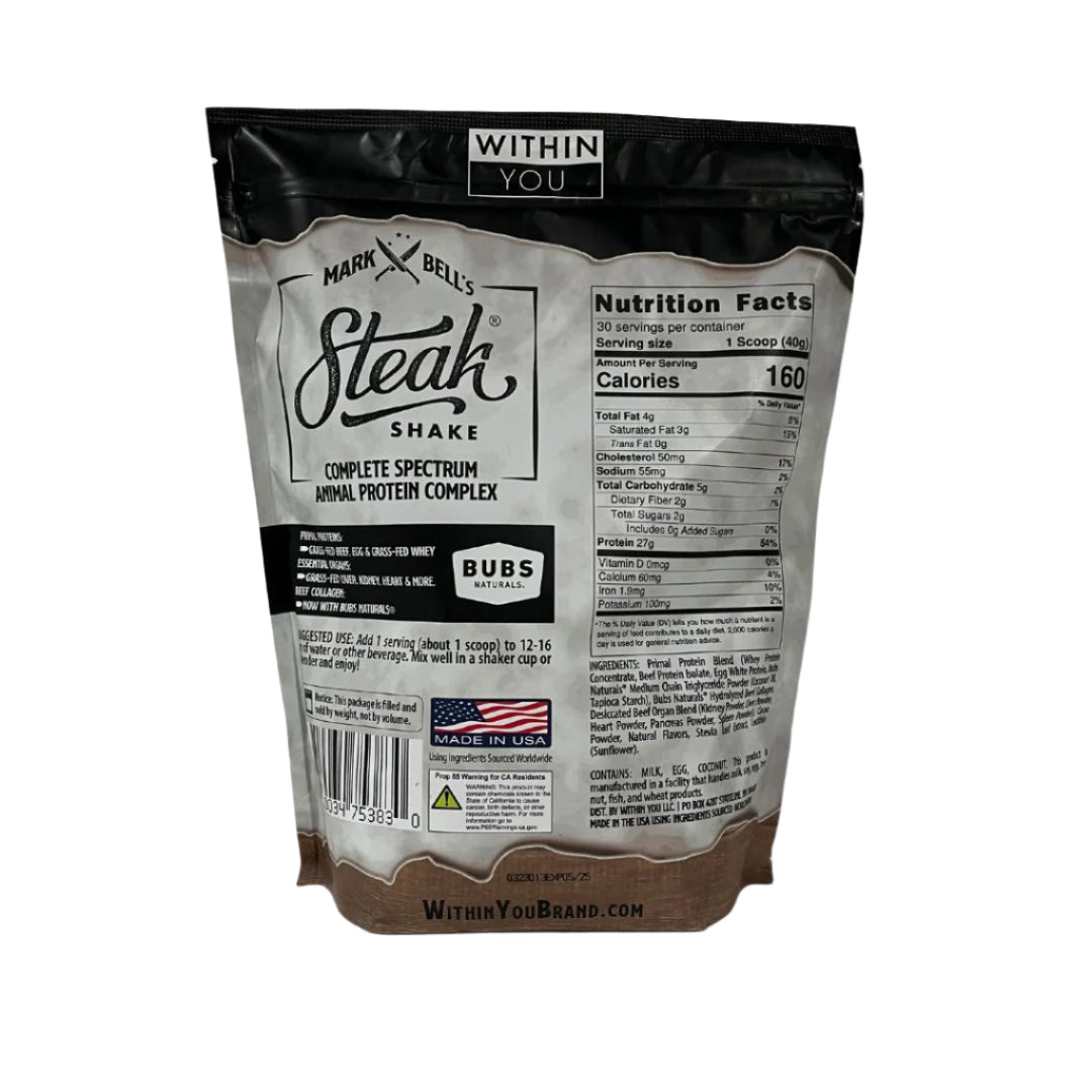 Chocolate Steak Shake #flavor_chocolate