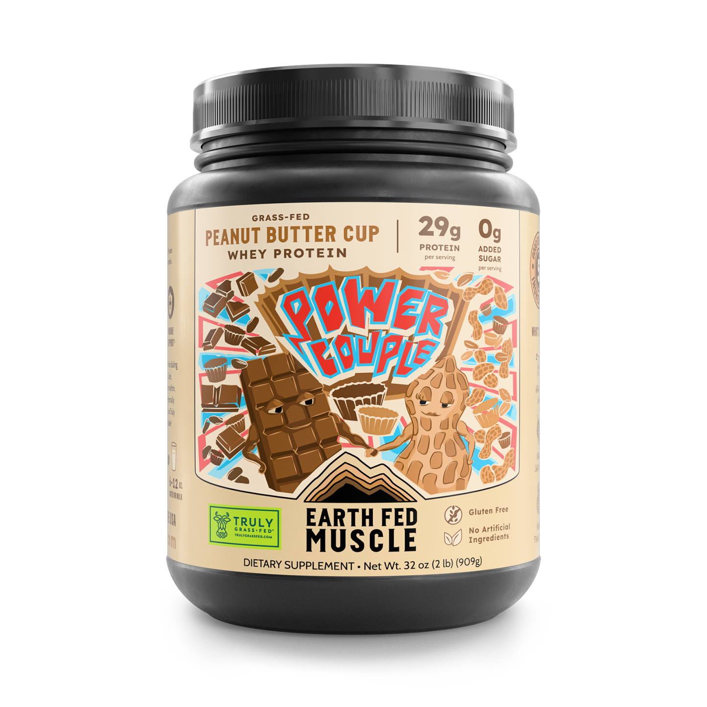 Power Couple Peanut Butter Cup Grass-Fed Whey Protein