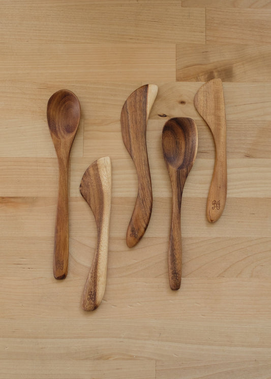 Wooden Spoons and Spreaders Set - Ballerina Farm