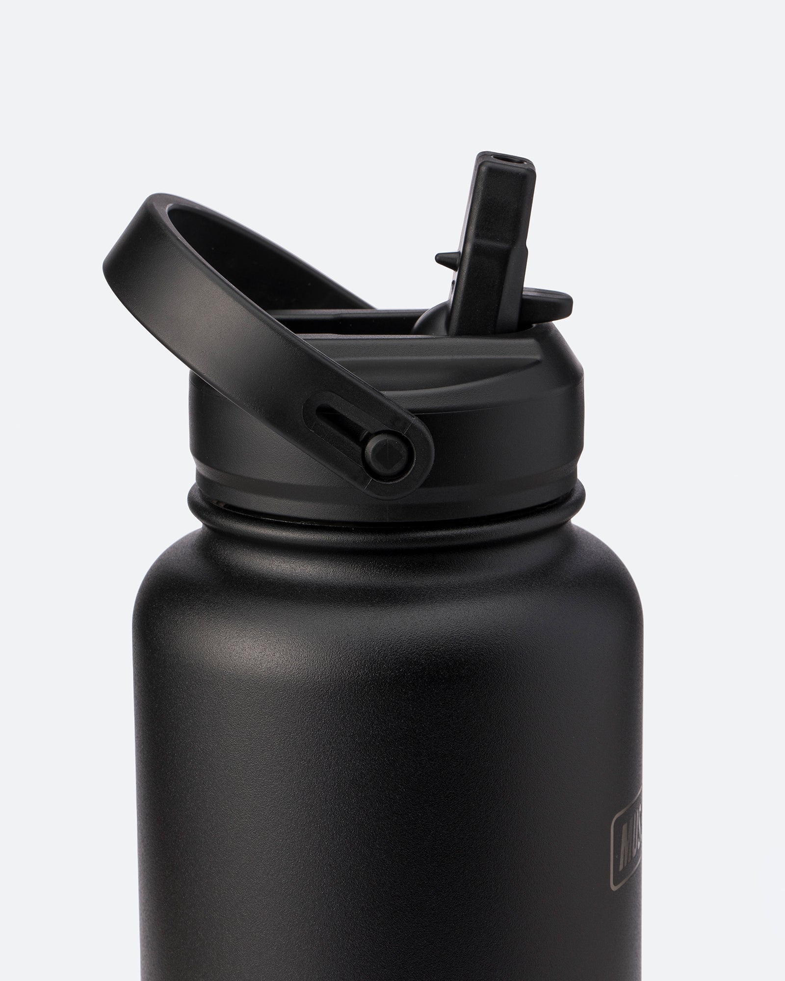 1L Insulated Water Bottle - Black-Shakers & Bottles-ONE-BLK-ONE-MNAPPRL26454-3-Muscle Nation