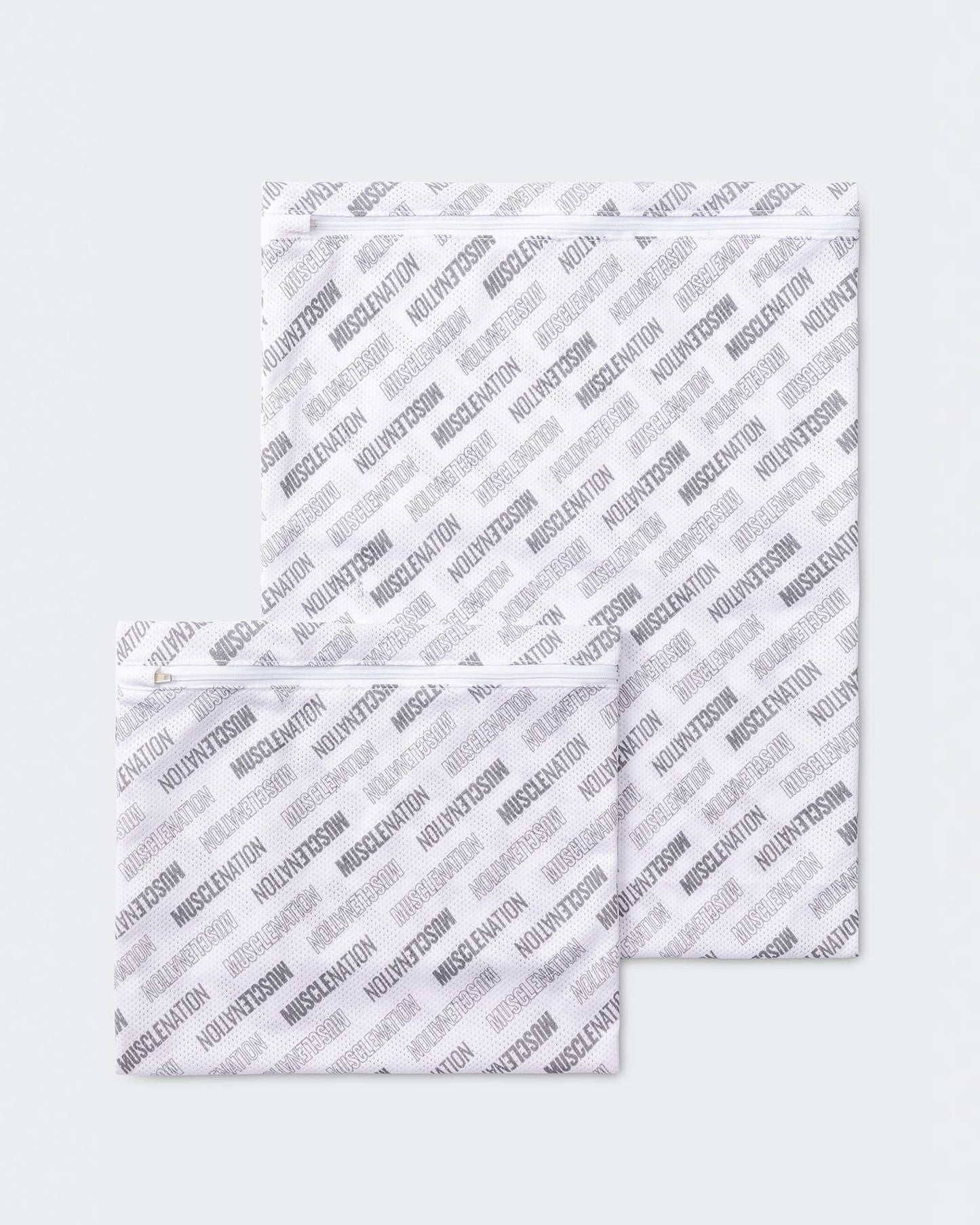 Wash Bag - 2 pack-Bags-White-AC072347WHT-One Size-MNAPPRL28514-1-Muscle Nation