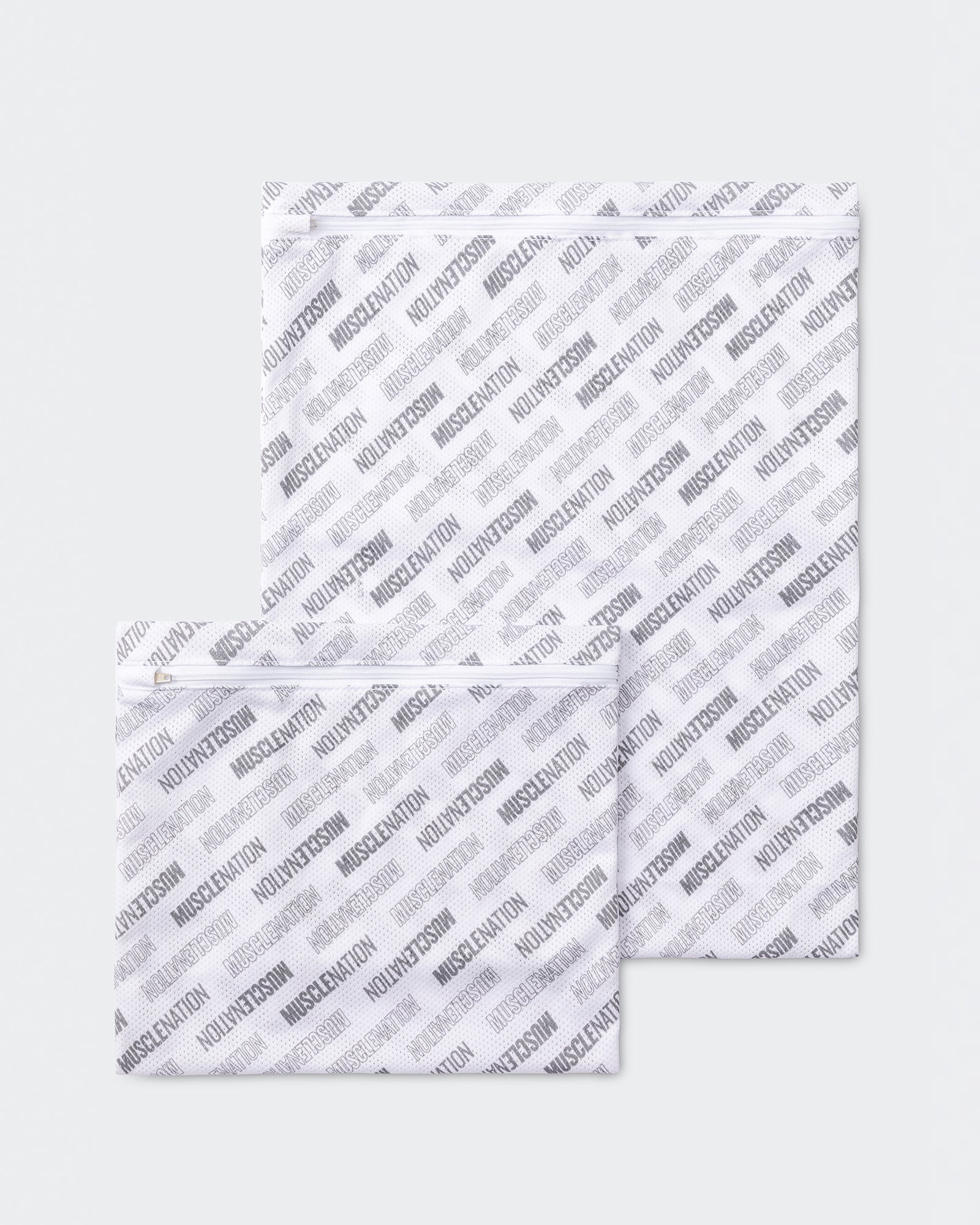 Wash Bag - 2 pack-Bags-White-AC072347WHT-One Size-MNAPPRL28514-1-Muscle Nation