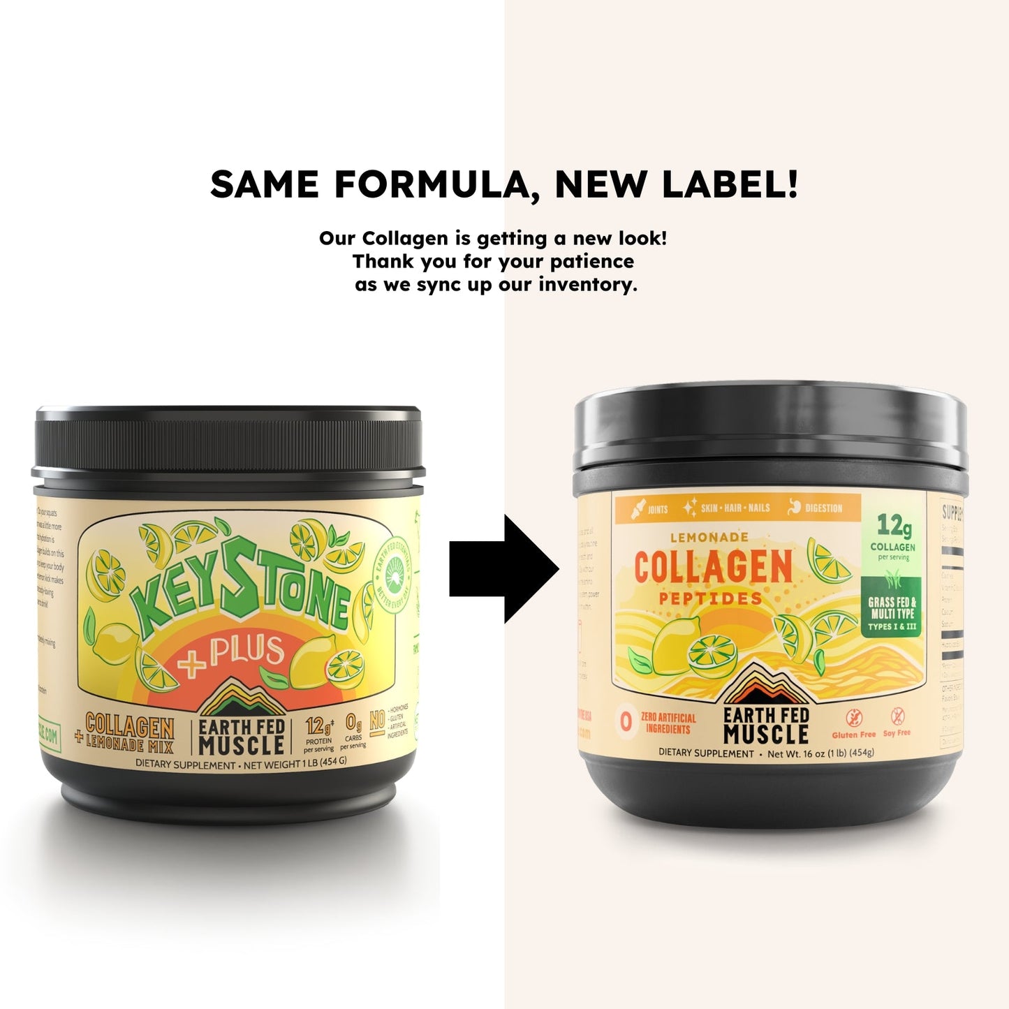 Collagen Peptides - Lemonade (formerly known as Keystone Plus)