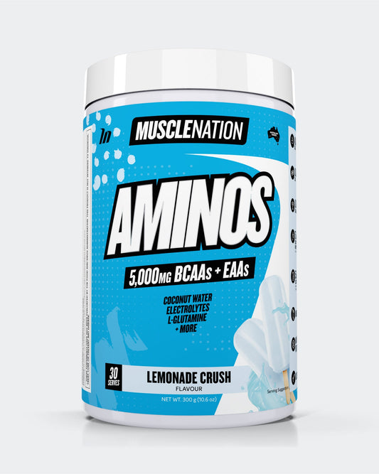 AMINOS + HYDRATION - Lemonade Crush - 30 serves-Aminos-MNSUPPS0147-764460254075-1-Muscle Nation