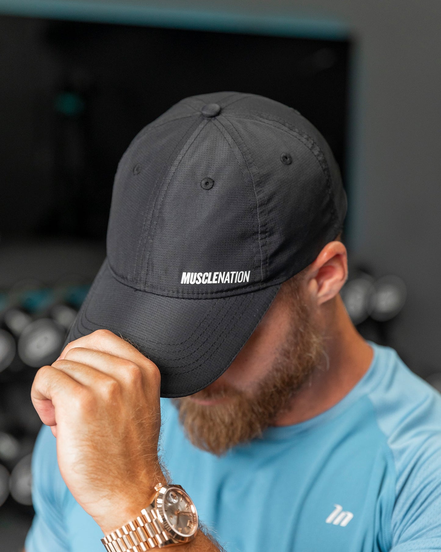 Muscle Nation Active Cap-Accessories-Black-AC112280BLK-ONE-MNAPPRL26508-6-Muscle Nation