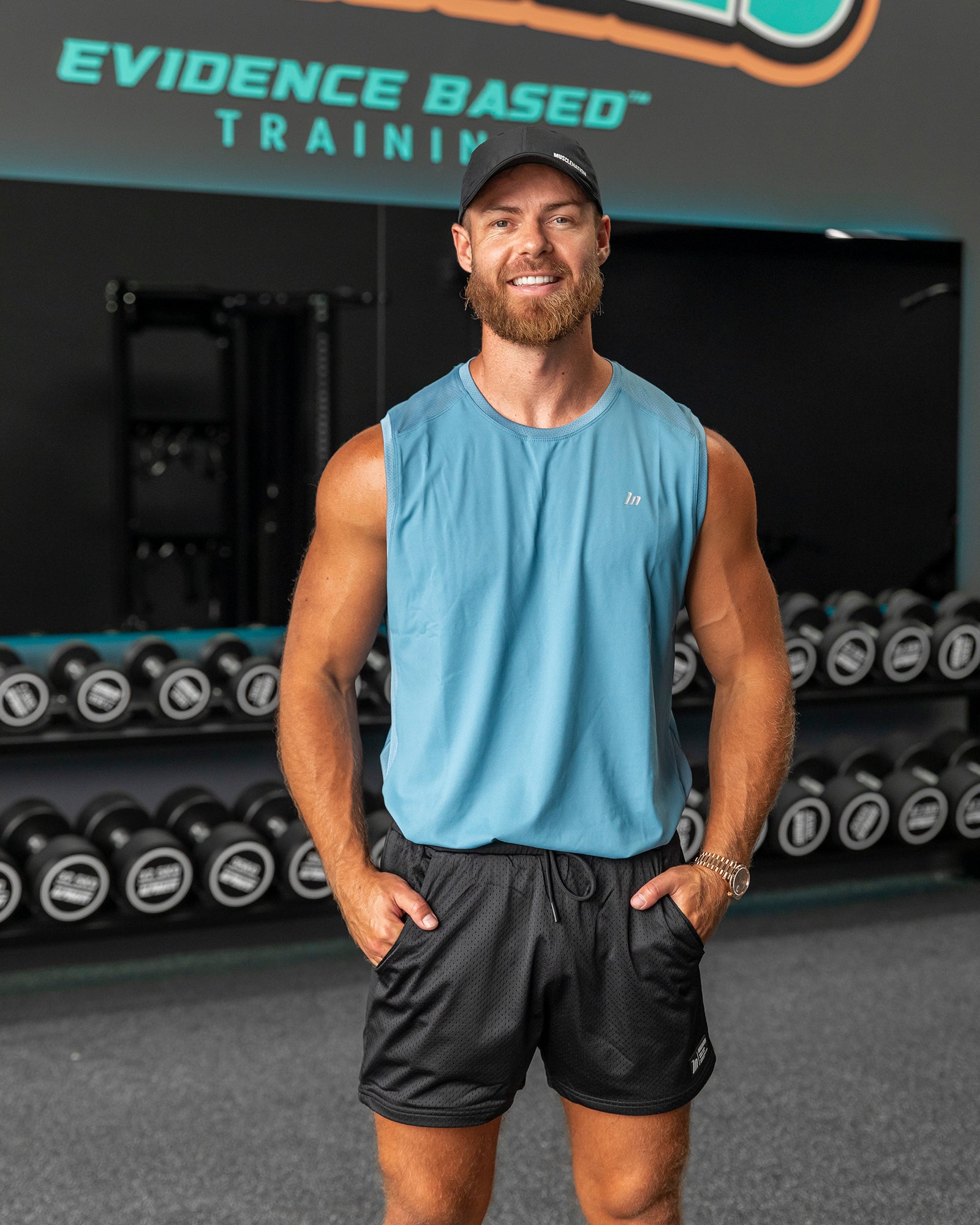 Ventilation Tank - Elemental Blue-Singlets & Tanks-S-112357ELEMBLU-S-MNAPPRL28184-7-Muscle Nation
