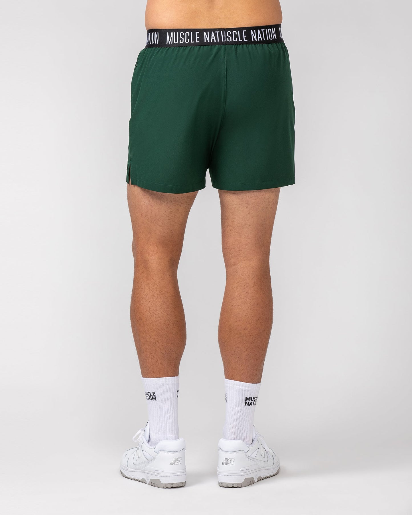 Level Up Training 4" Shorts - Pine-Shorts-S-082434PINE-S-MNAPPRL32551-6-Muscle Nation