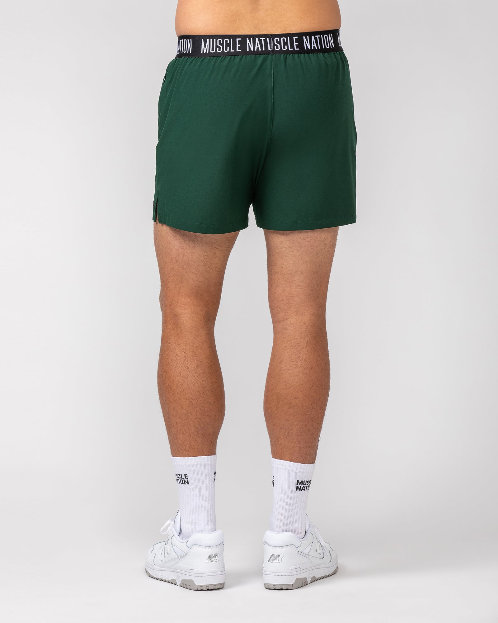 Level Up Training 4" Shorts - Pine-Shorts-S-082434PINE-S-MNAPPRL32551-6-Muscle Nation