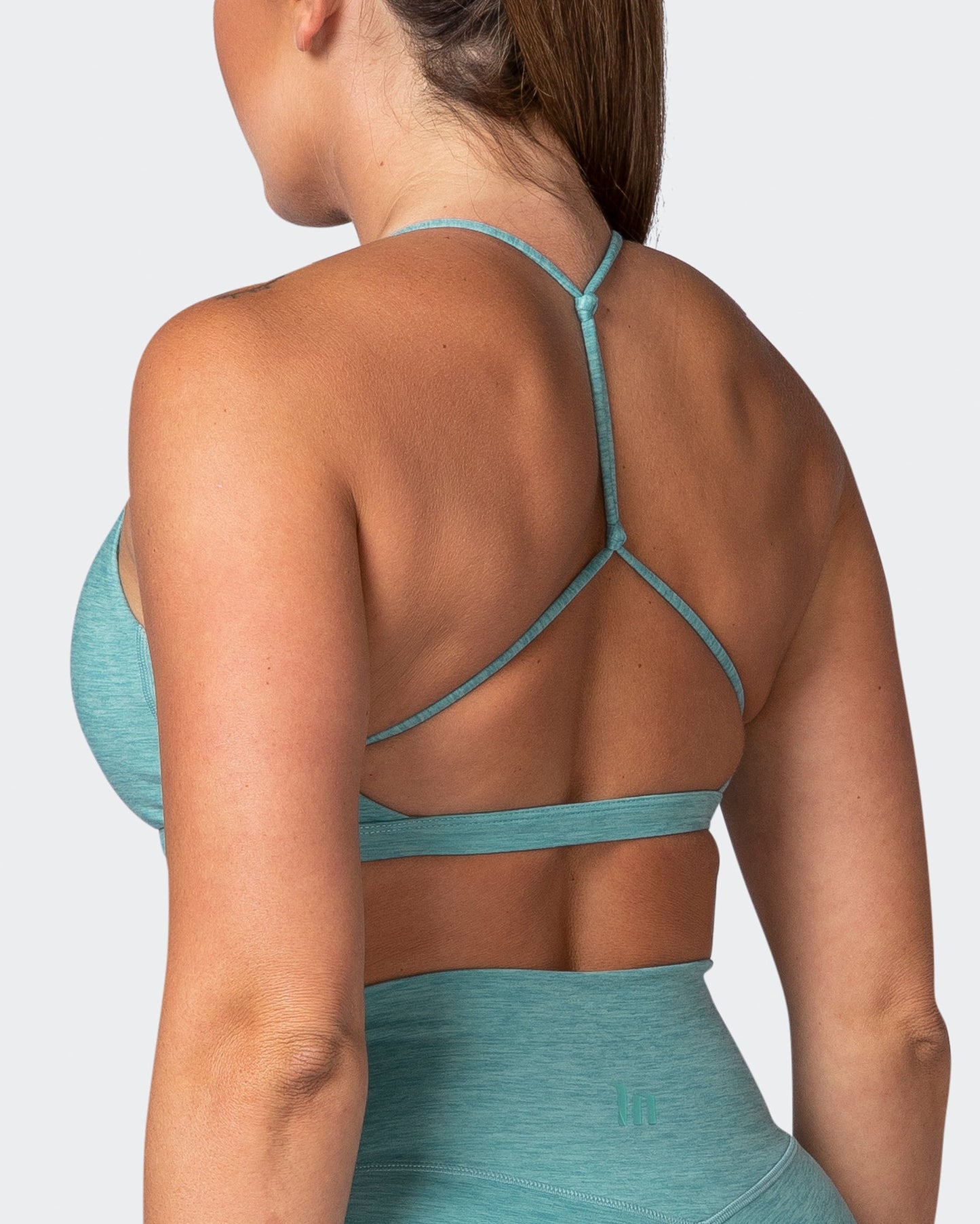Sun Kissed Bralette - Dusty Jade Marl-Bralettes-XS-112215DUSJDMAR-XS-MNAPPRL18937-5-Muscle Nation
