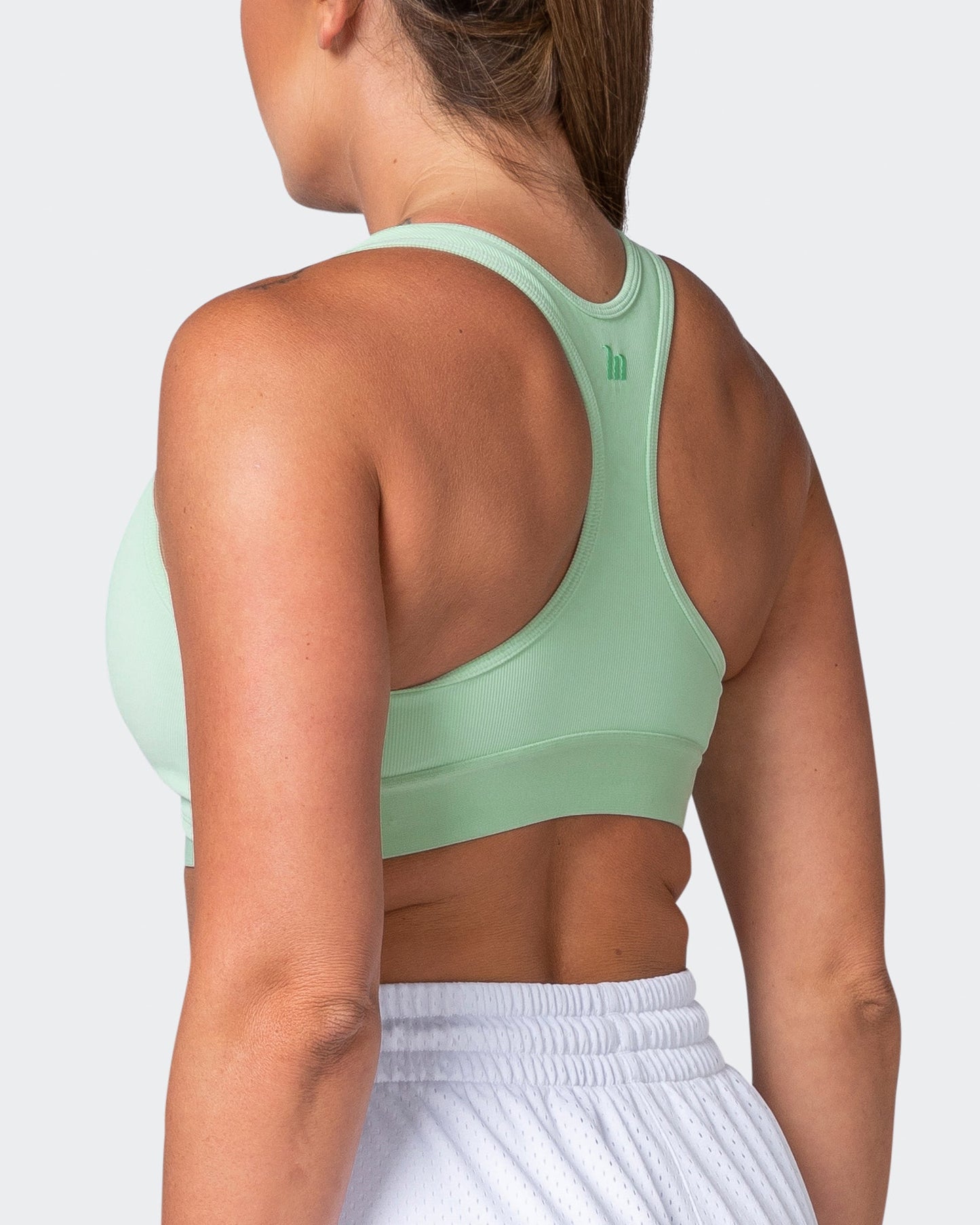 Exceptional Bra - Pastel Green-Sports Bras-XS-112219PASTGRN-XS-MNAPPRL19107-5-Muscle Nation