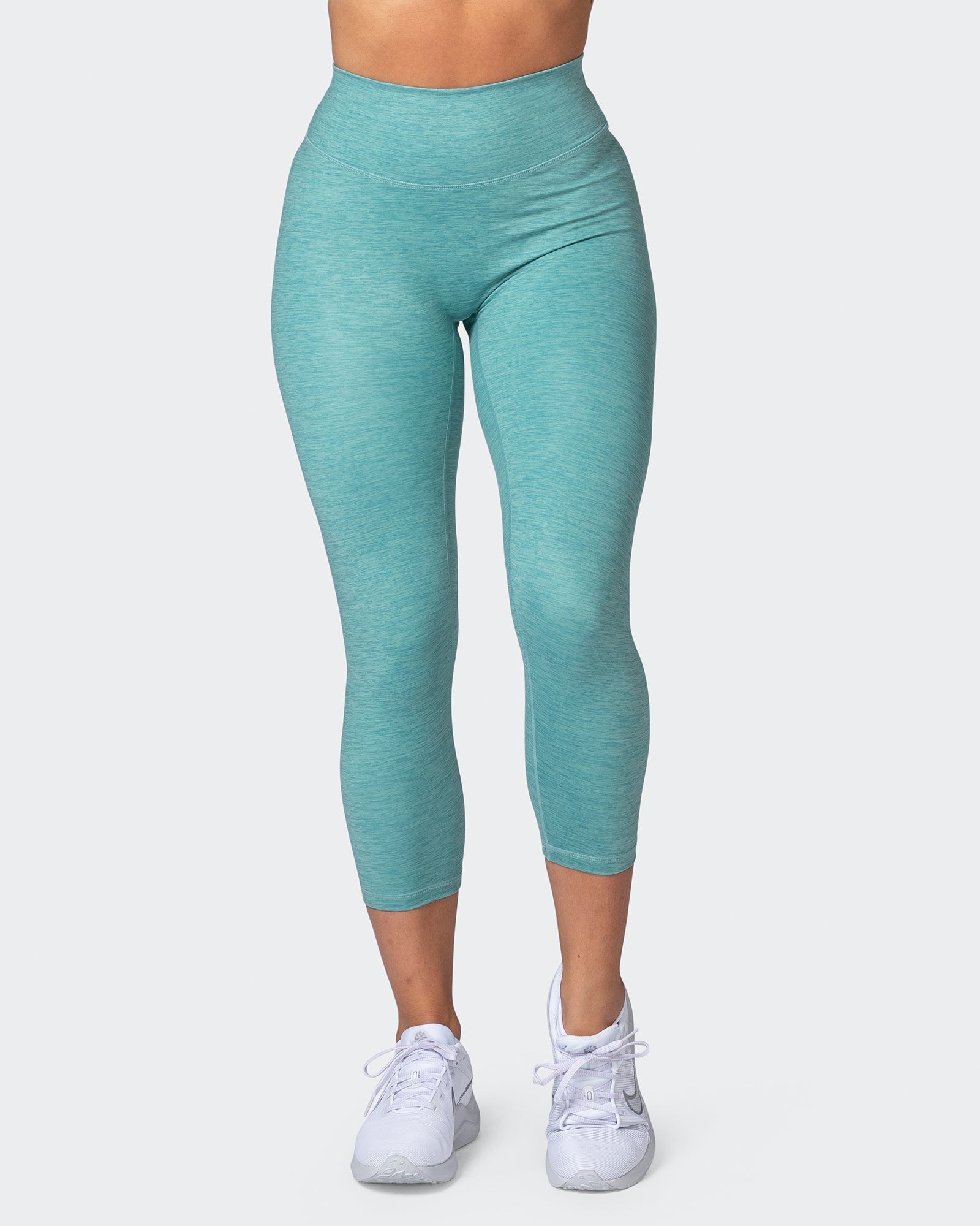 Zero Rise Everyday 7/8 Leggings - Dusty Jade Marl-Leggings-XXS-112228DUSJDMAR-XXS-MNAPPRL19279-2-Muscle Nation