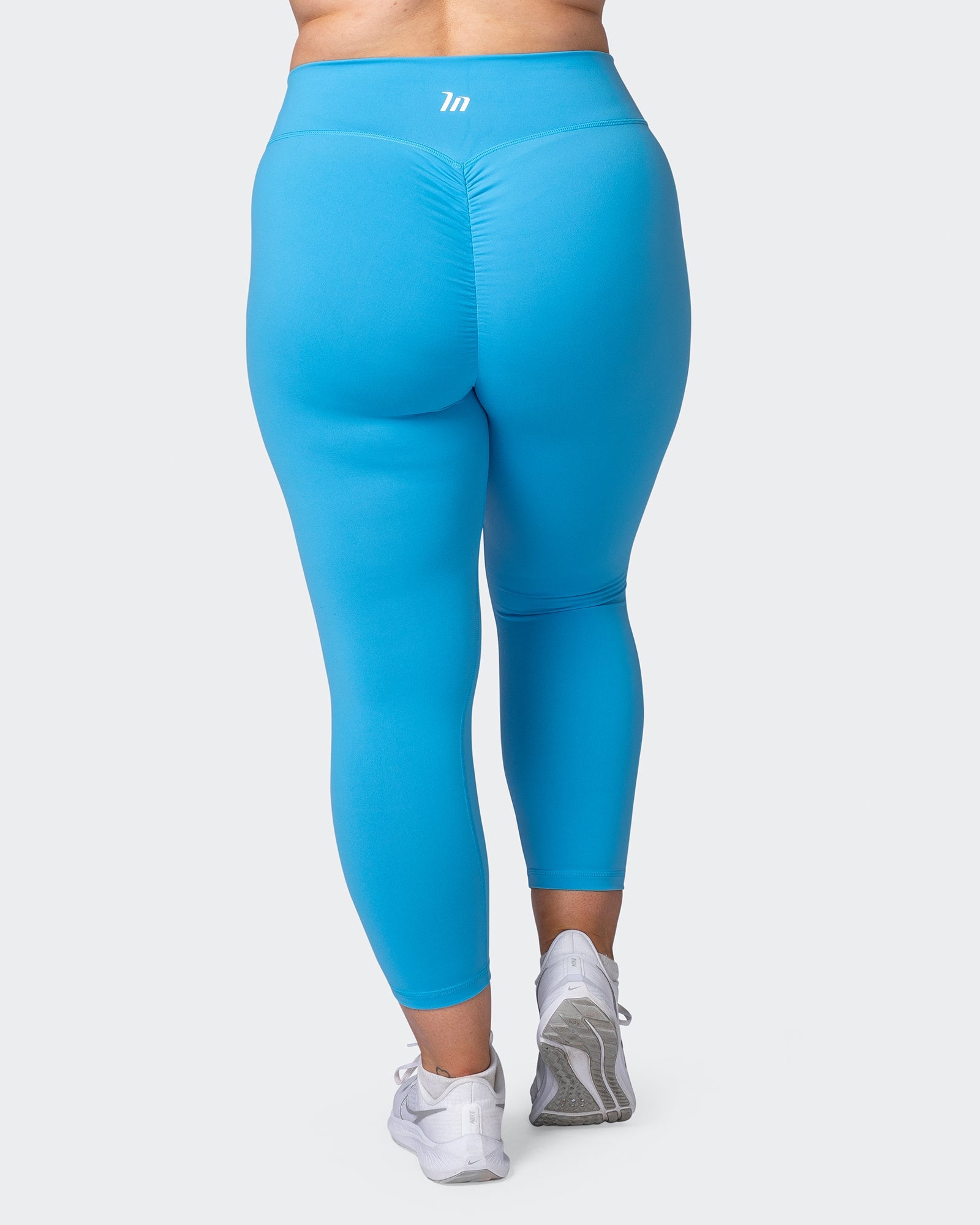 Signature Scrunch 7/8 Leggings - Ibiza Blue-Leggings-XXS-112262IBZBLU-XXS-MNAPPRL20419-5-Muscle Nation