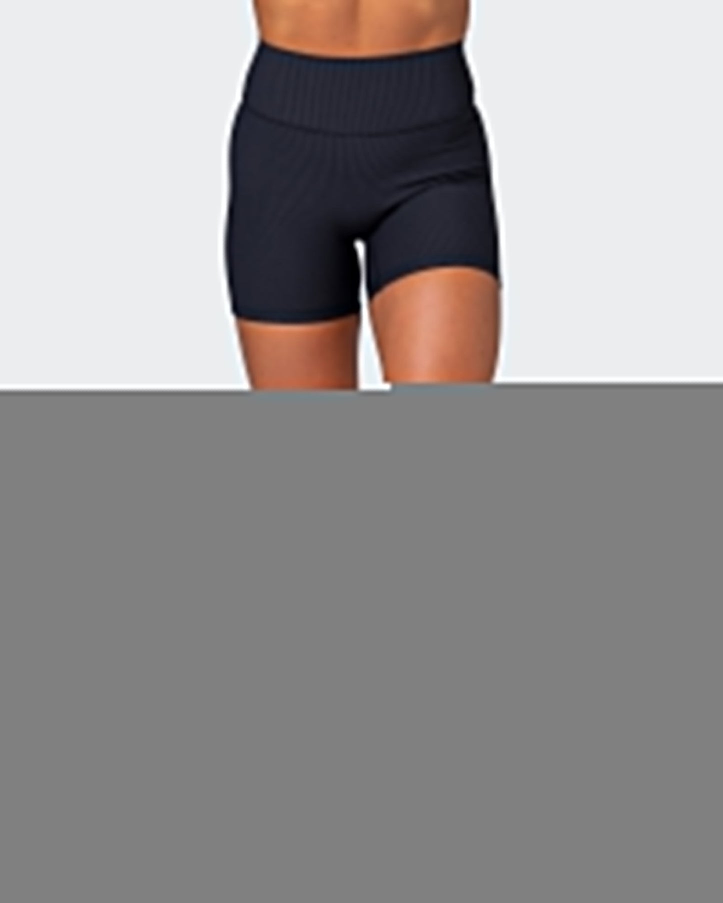 Zero Rise Rib Midway Shorts - Black-Shorts-XXS-112266BLK-XXS-MNAPPRL19530-5-Muscle Nation