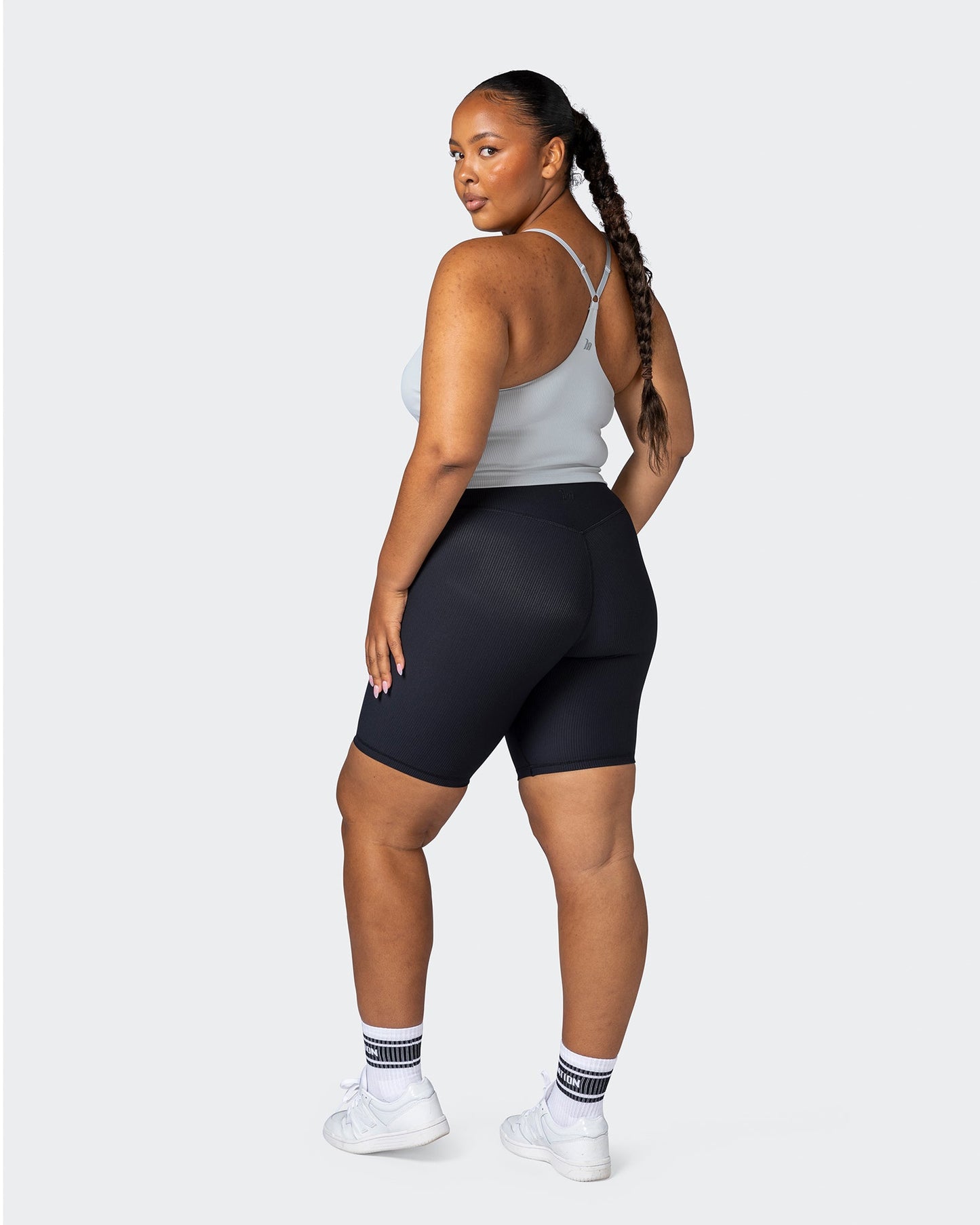 Summertime Rib Cropped Tank - Quiet Grey-Singlets & Tanks-XXS-112265QUTGRY-XXS-MNAPPRL19512-7-Muscle Nation