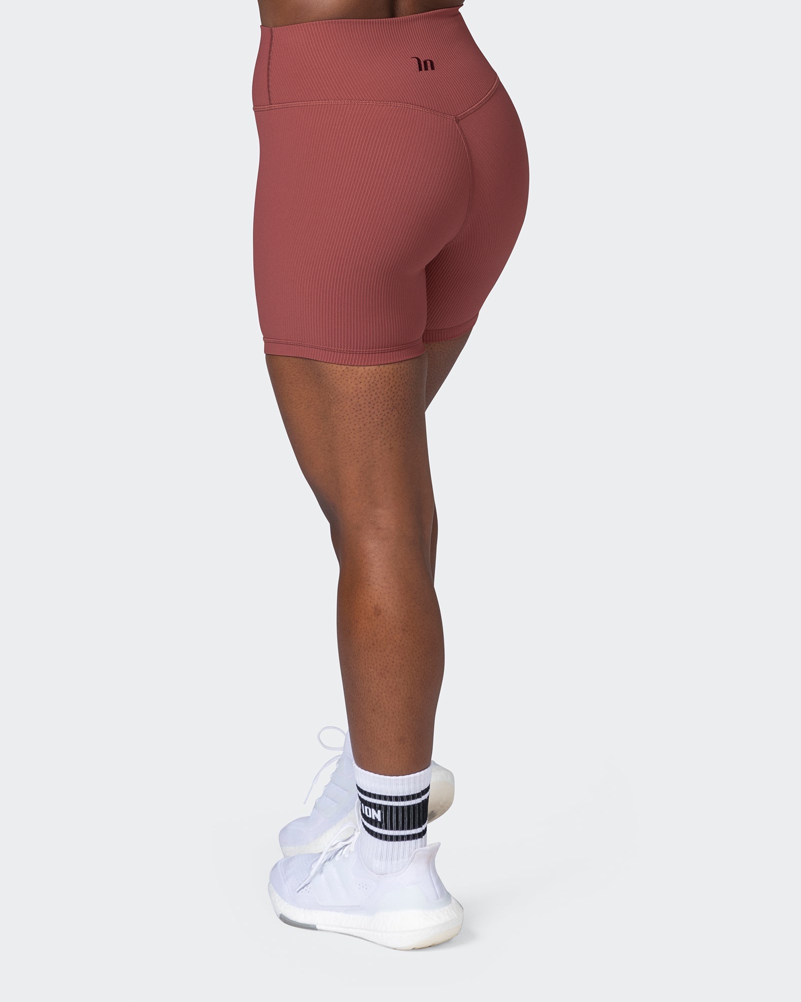 Zero Rise Rib Midway Shorts - Maple-Shorts-XXS-112266MAPLE-XXS-MNAPPRL19548-5-Muscle Nation