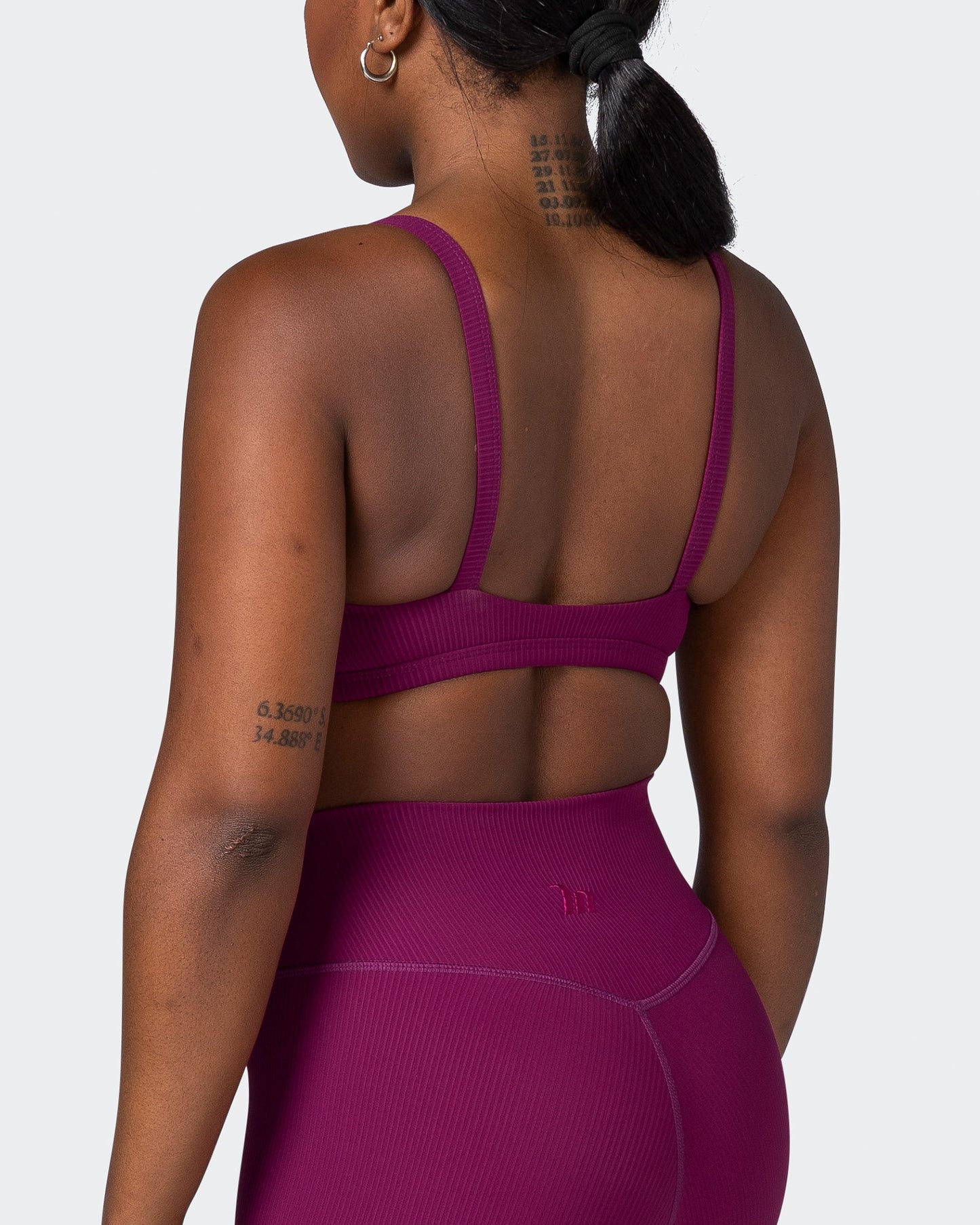 Effortless Rib Bralette - Huckleberry-Bralettes-XS-112264HUKBRY-XS-MNAPPRL19477-5-Muscle Nation