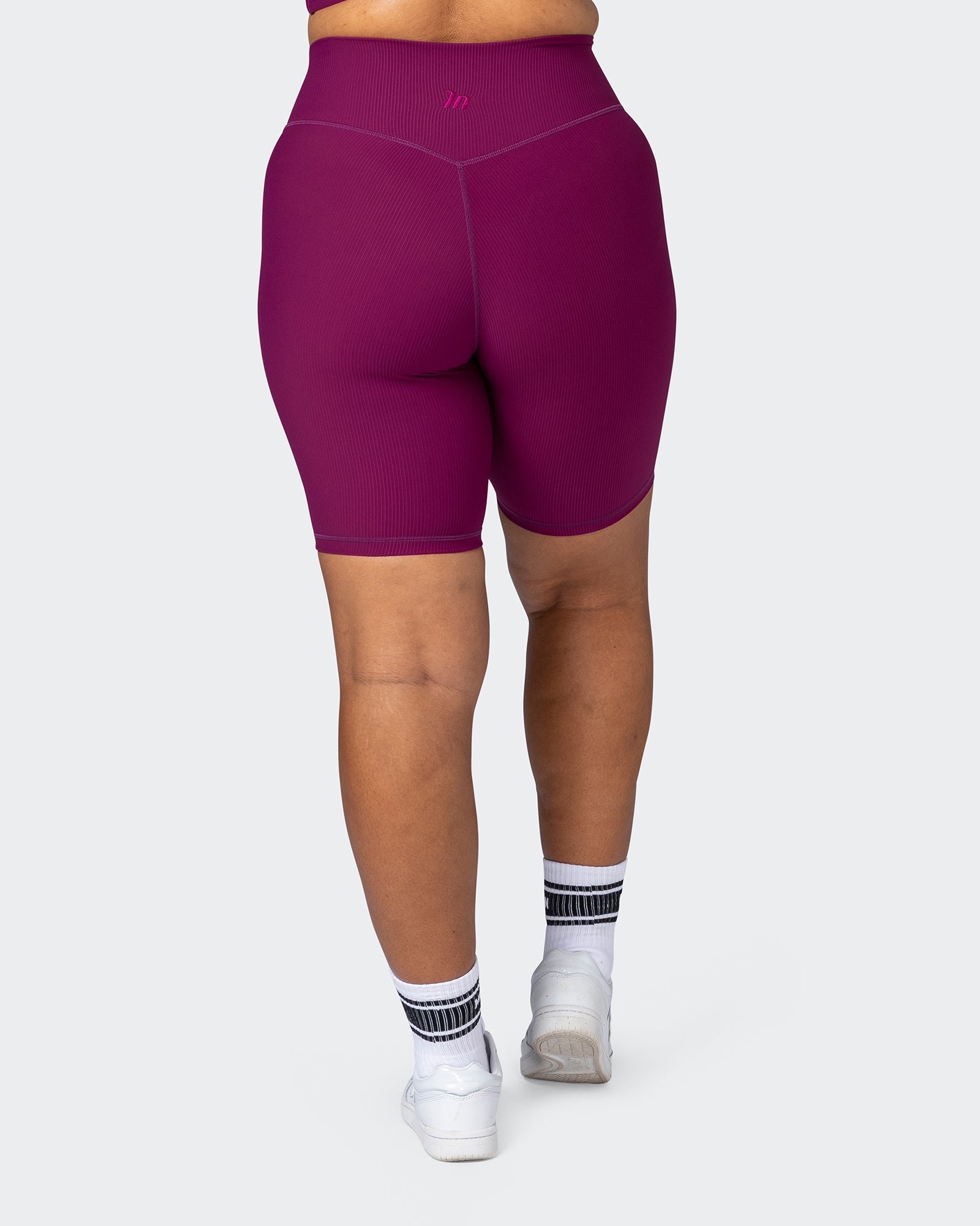 Zero Rise Rib Referee Length Shorts - Huckleberry-Shorts-XXS-112267HUKBRY-XXS-MNAPPRL19611-6-Muscle Nation