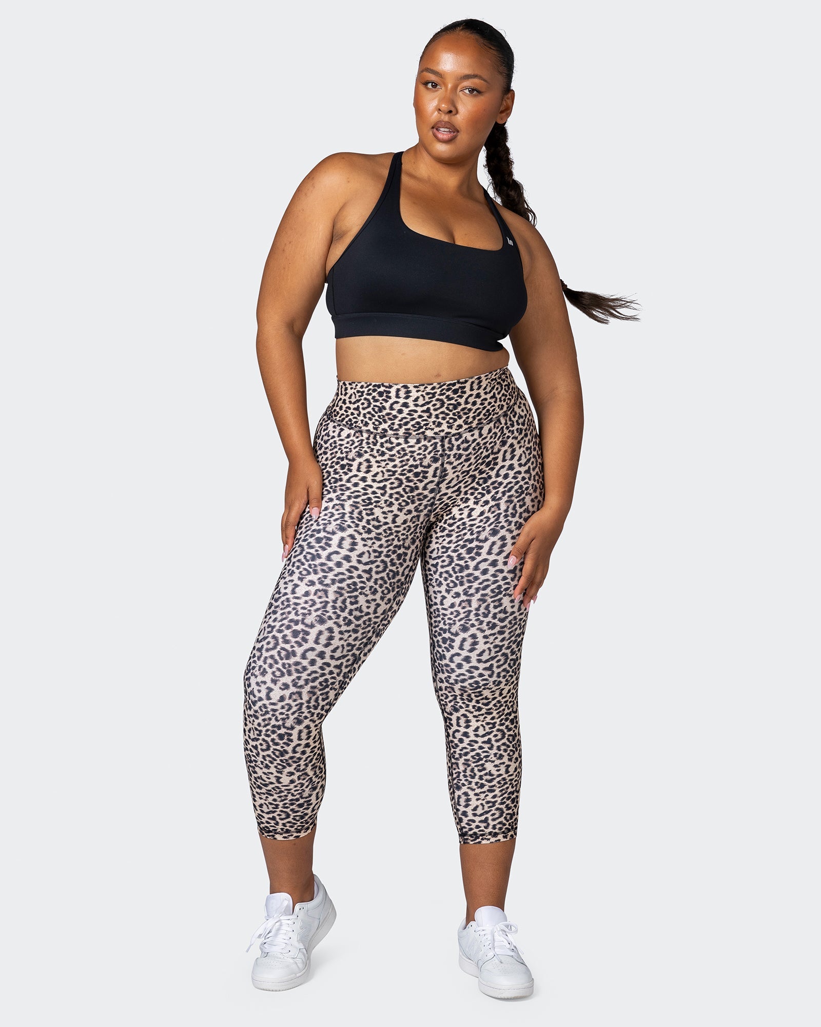 Signature Scrunch 7/8 Leggings - Yellow Leopard-Leggings-XXS-MNAPPRL7733-MNAPPRL7733-7-Muscle Nation