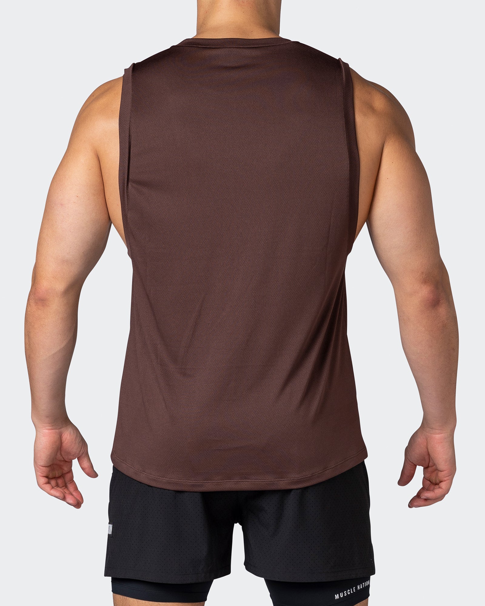 Burly Training Tank - Coffee-Singlets & Tanks-S-112257COFFEE-S-MNAPPRL18648-6-Muscle Nation