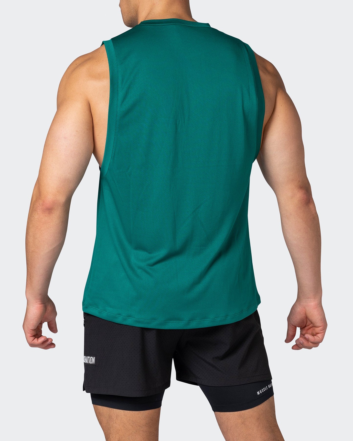 Burly Training Tank - Antique Green-Singlets & Tanks-S-112257ANTQGRN-S-MNAPPRL18662-5-Muscle Nation
