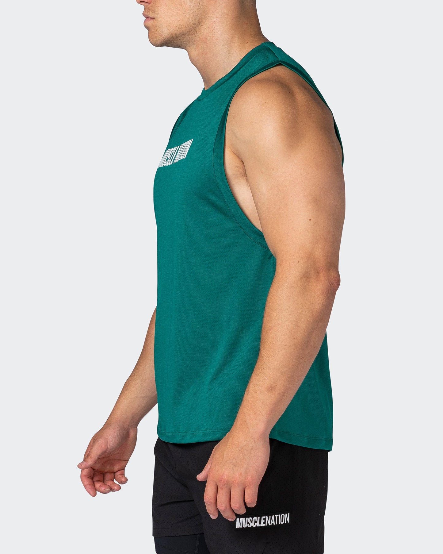 Burly Training Tank - Antique Green-Singlets & Tanks-S-112257ANTQGRN-S-MNAPPRL18662-4-Muscle Nation
