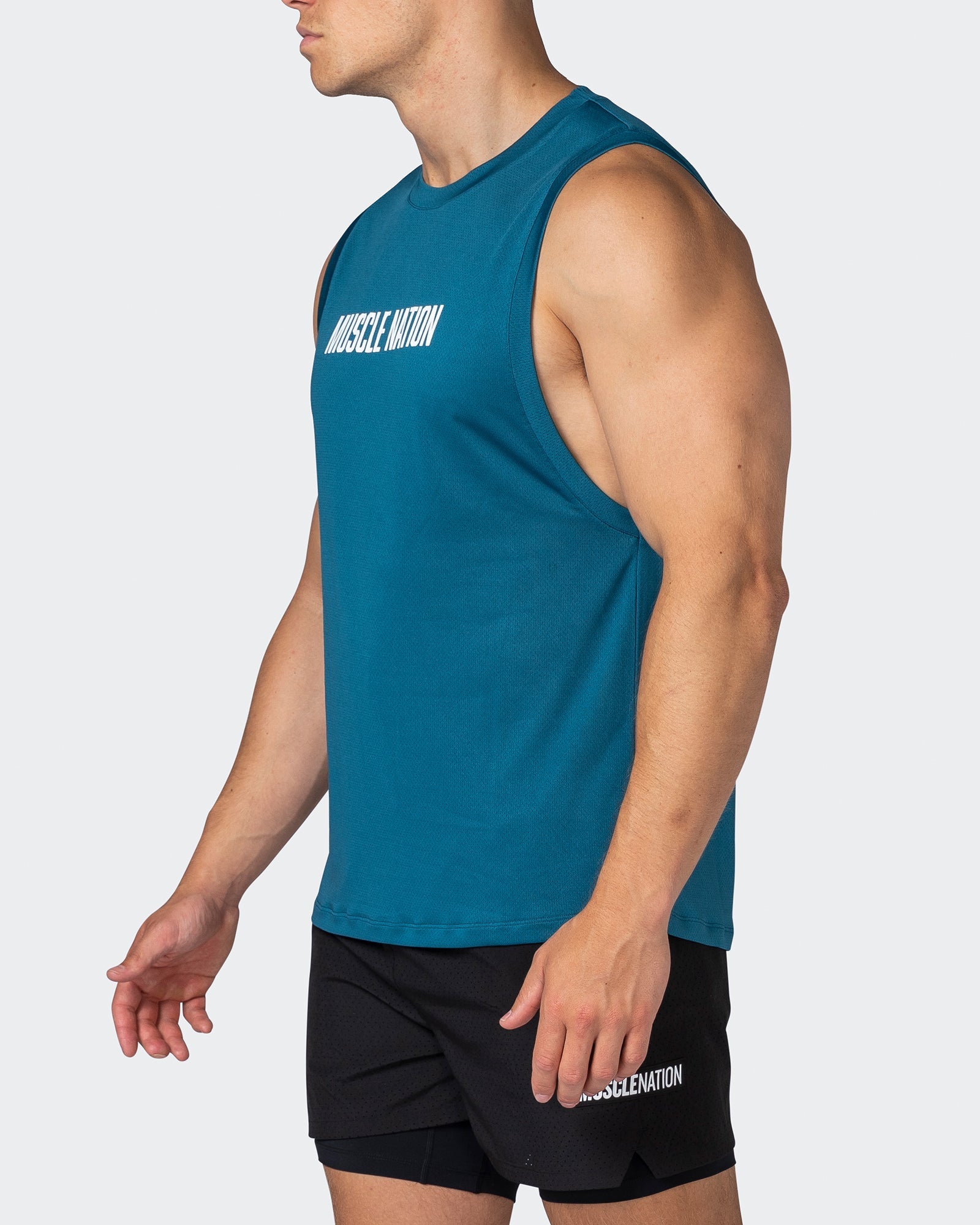 Burly Training Tank - Marine-Singlets & Tanks-S-112257MARINE-S-MNAPPRL18655-4-Muscle Nation