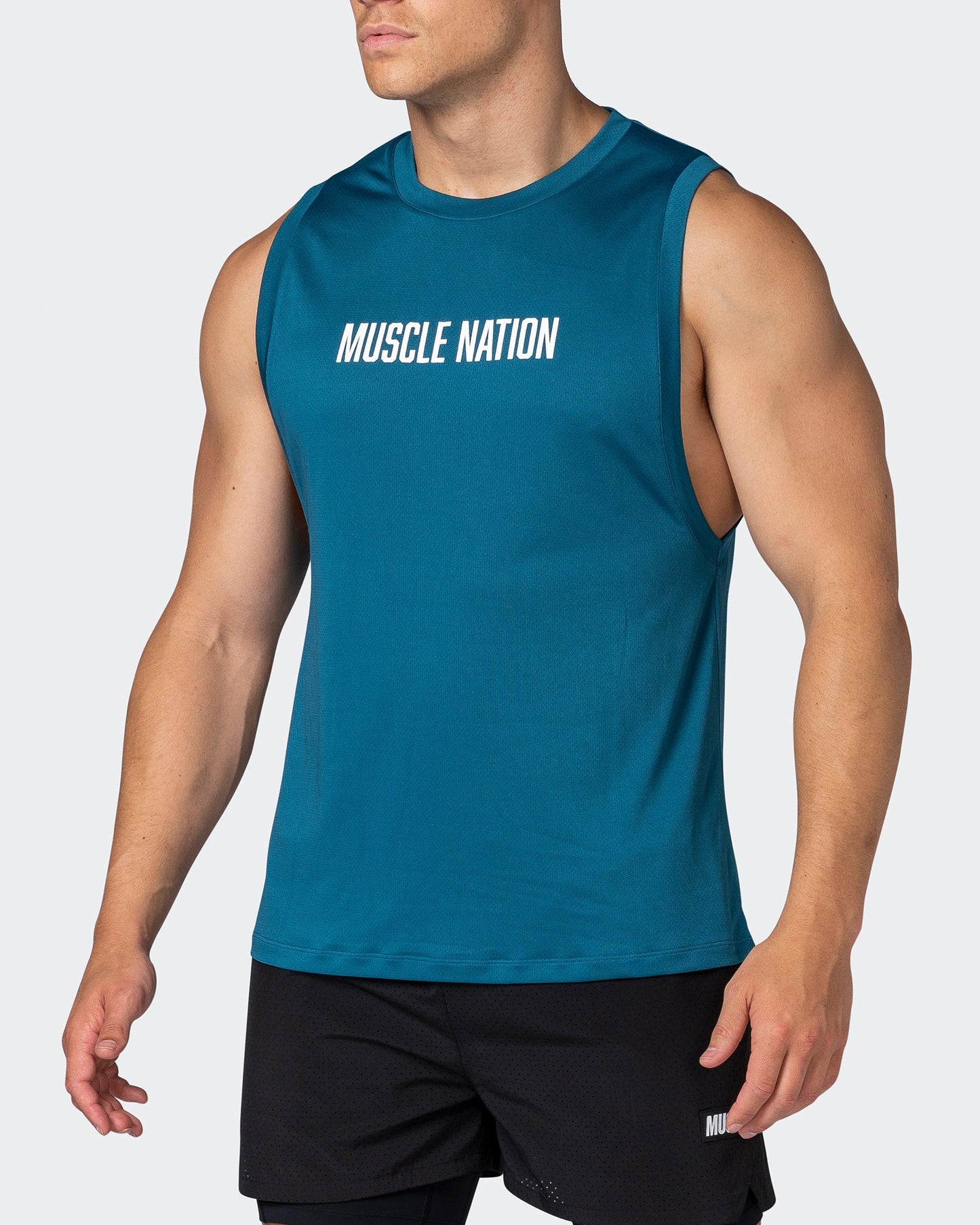 Burly Training Tank - Marine-Singlets & Tanks-S-112257MARINE-S-MNAPPRL18655-3-Muscle Nation