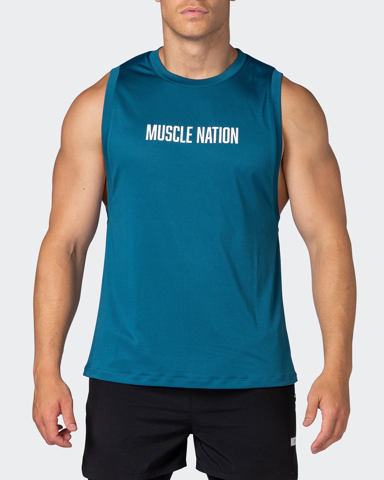 Burly Training Tank - Marine-Singlets & Tanks-S-112257MARINE-S-MNAPPRL18655-2-Muscle Nation
